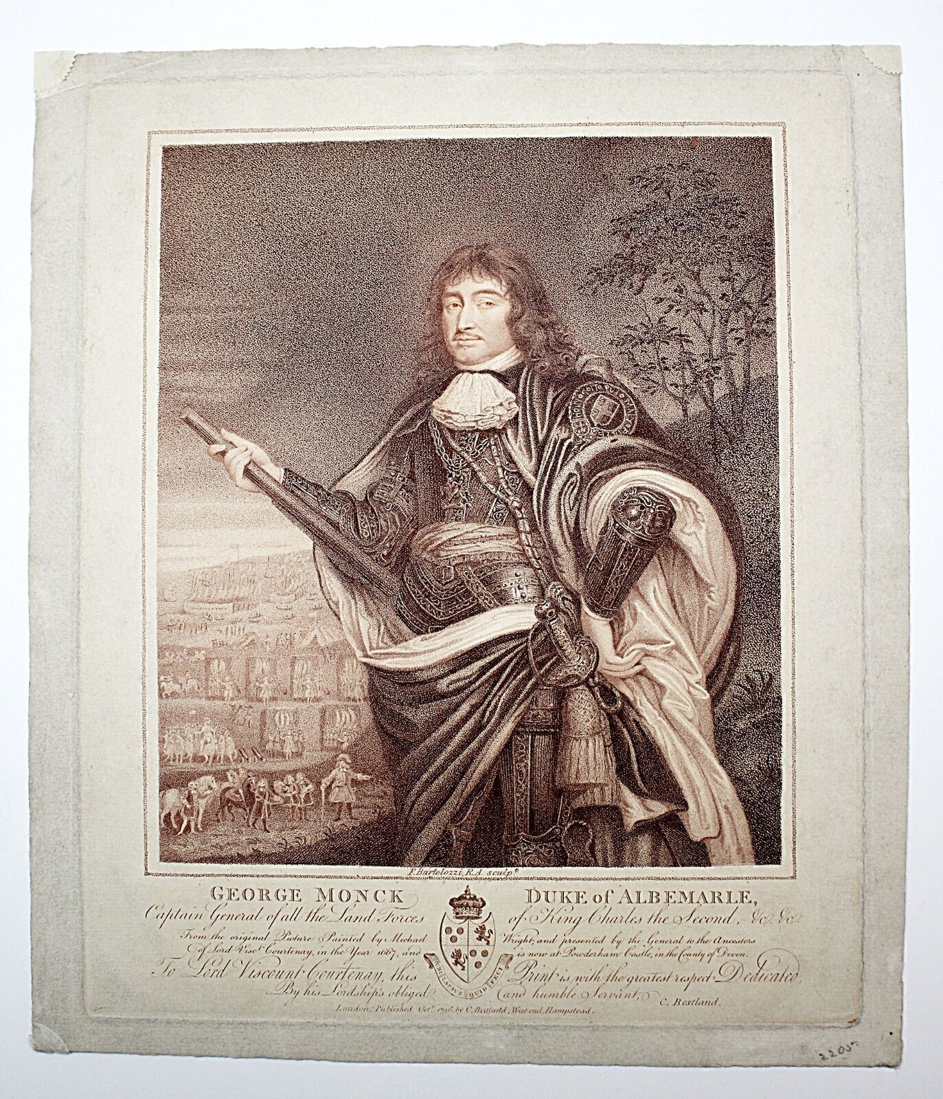 1796 Stipple Engraving \ 1796 Stipple Engraving \