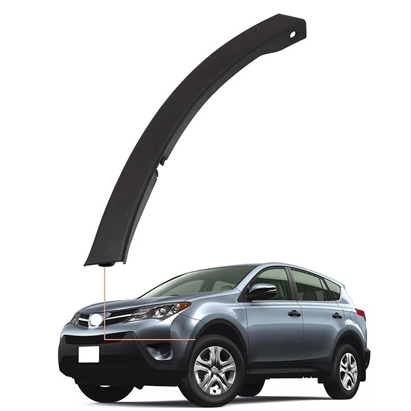 Front Bumper Side Trim Molding LH&RH For 2016-2018 Toyota Rav4 521120R050 EOA Front Bumper Side Trim Molding LH&RH For 2016-2018 Toyota Rav4 521120R050 EOA