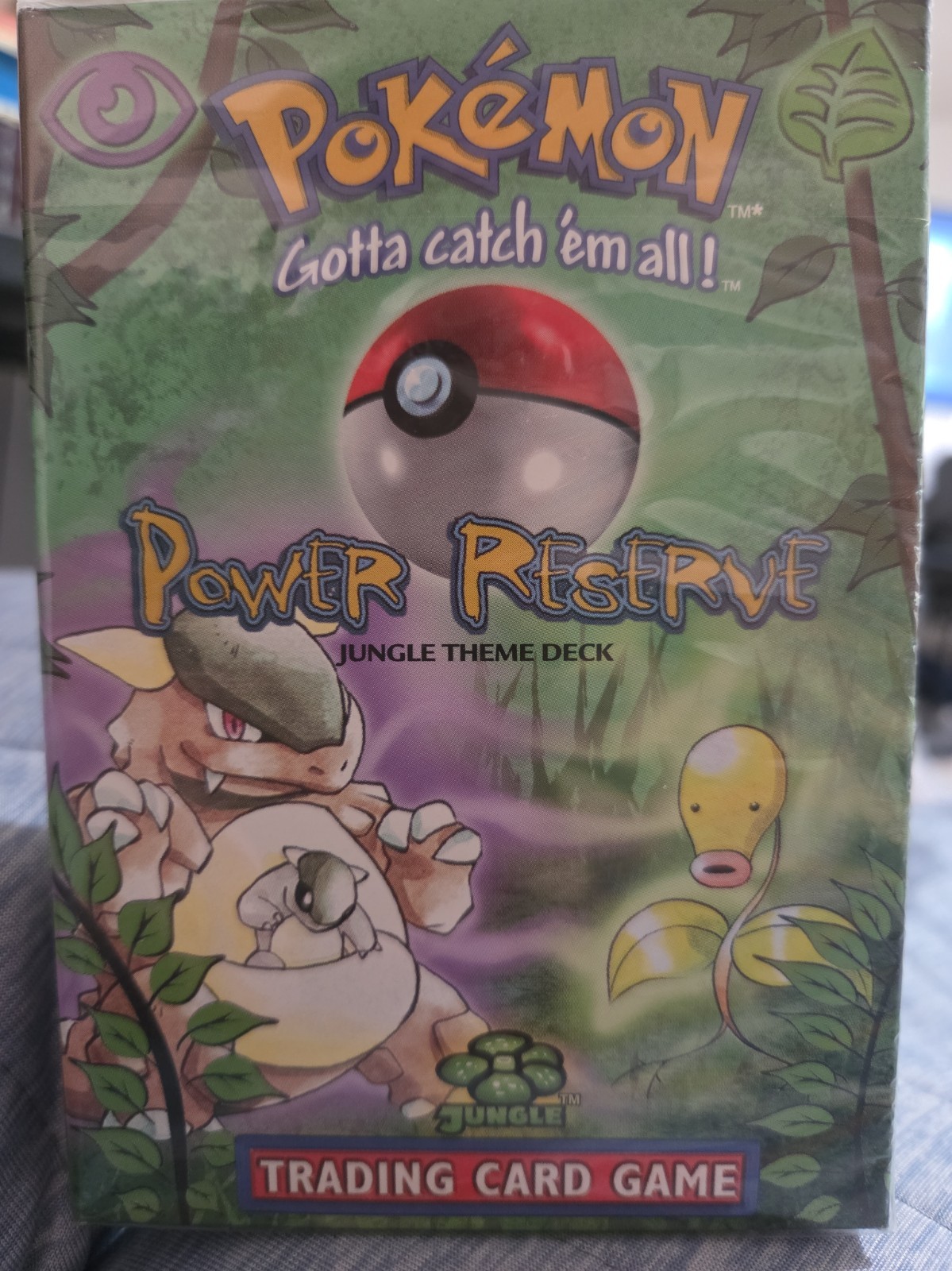 1999 Pokeman TCG Power Reserve Jungle Theme Deck Trading Card Game 