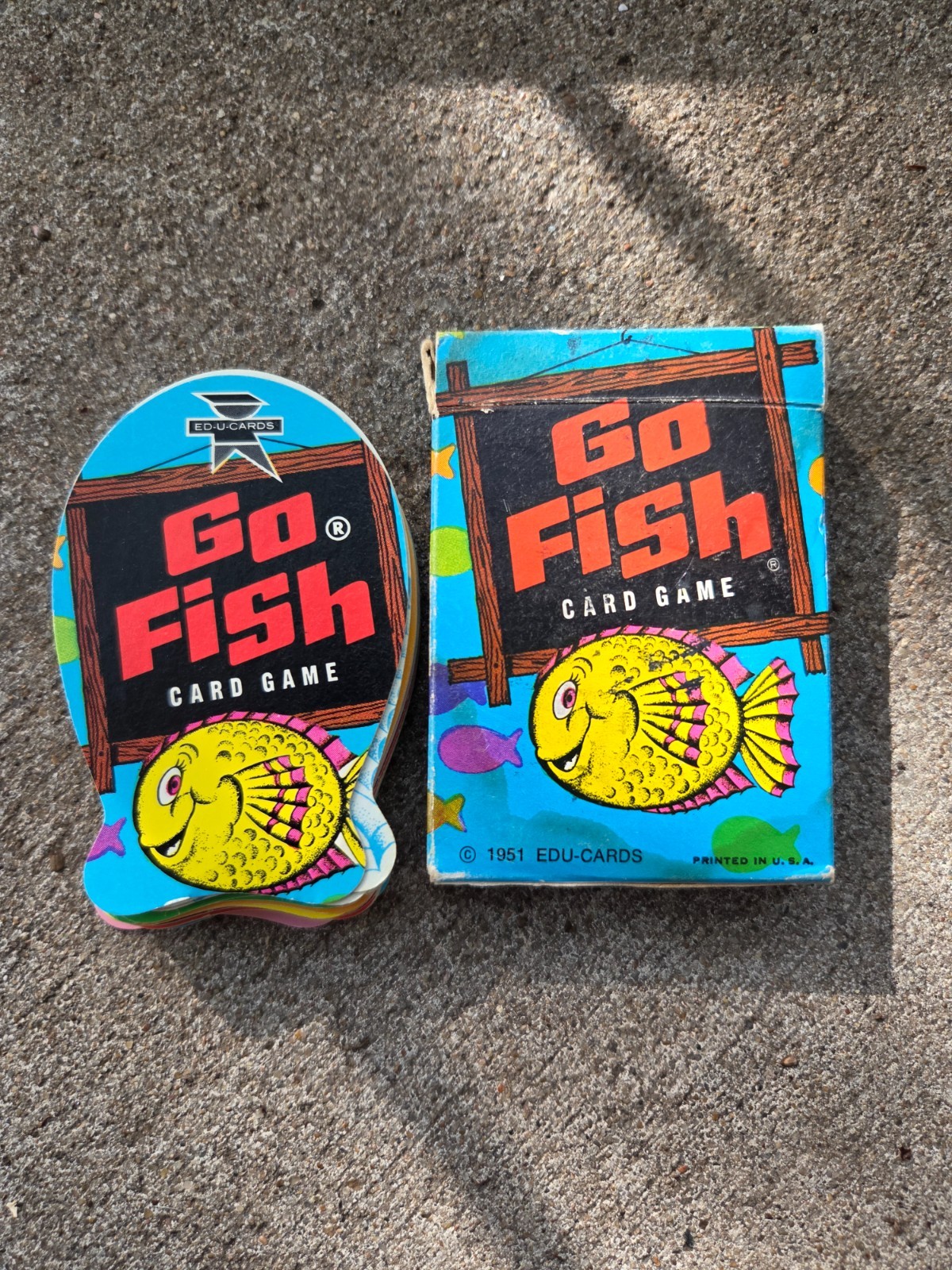 Vintage 1951 EDU-Cards Go Fish Card Game