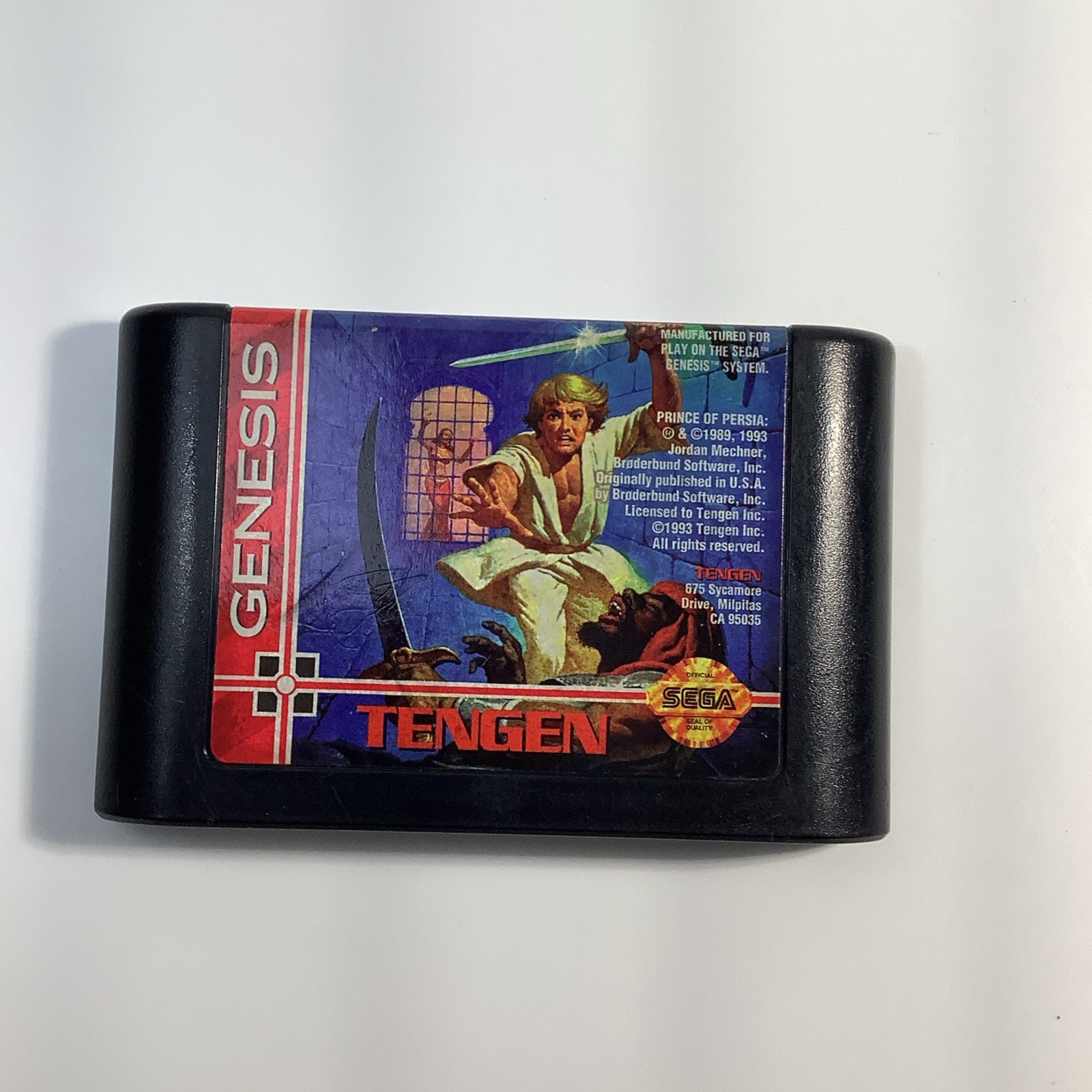 Prince Of Persia (Sega Genesis, 1993) Cartridge Only - Tested & Working Prince Of Persia (Sega Genesis, 1993) Cartridge Only - Tested & Working