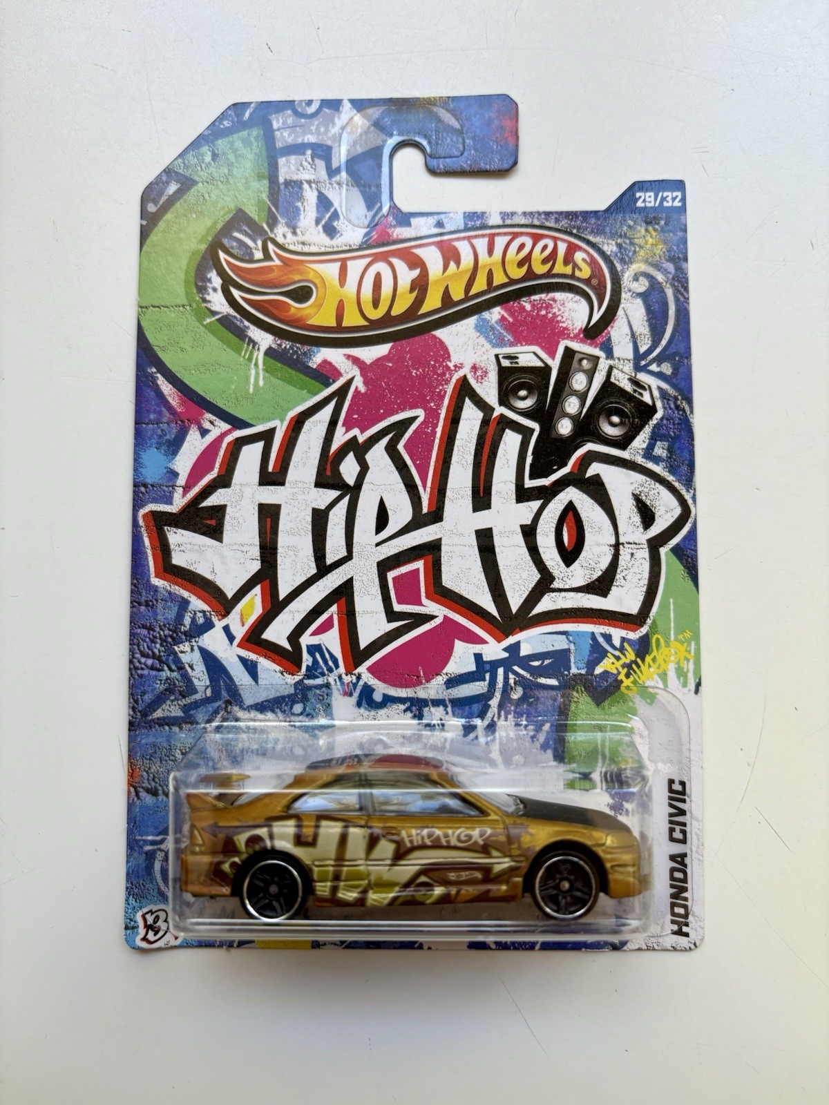 2012 Hot Wheels Jukebox Hip Hop HONDA CIVIC Gold SHIPPED IN PROTECTOR 2012 Hot Wheels Jukebox Hip Hop HONDA CIVIC Gold SHIPPED IN PROTECTOR