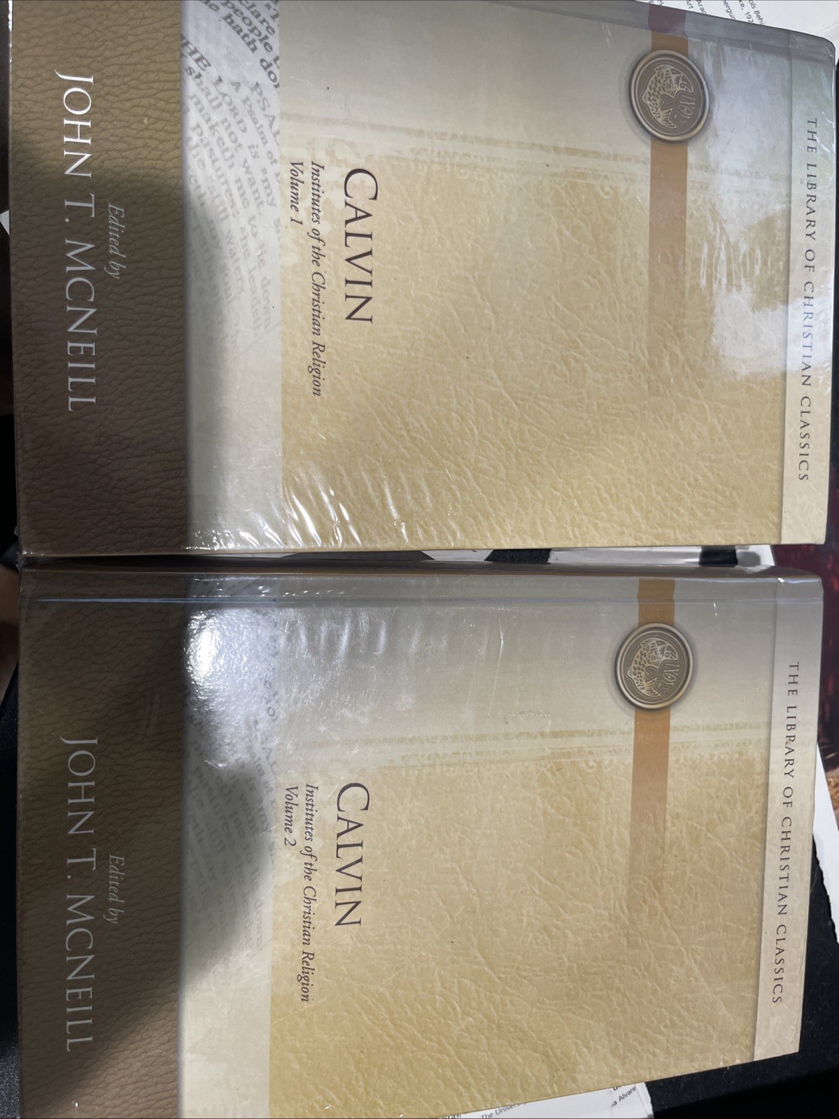 Calvin Institutes Vols 1 And 2 by Calvin (1960, Hardcover) vol 1 and 2 hardcover Calvin Institutes Vols 1 And 2 by Calvin (1960, Hardcover) vol 1 and 2 hardcover