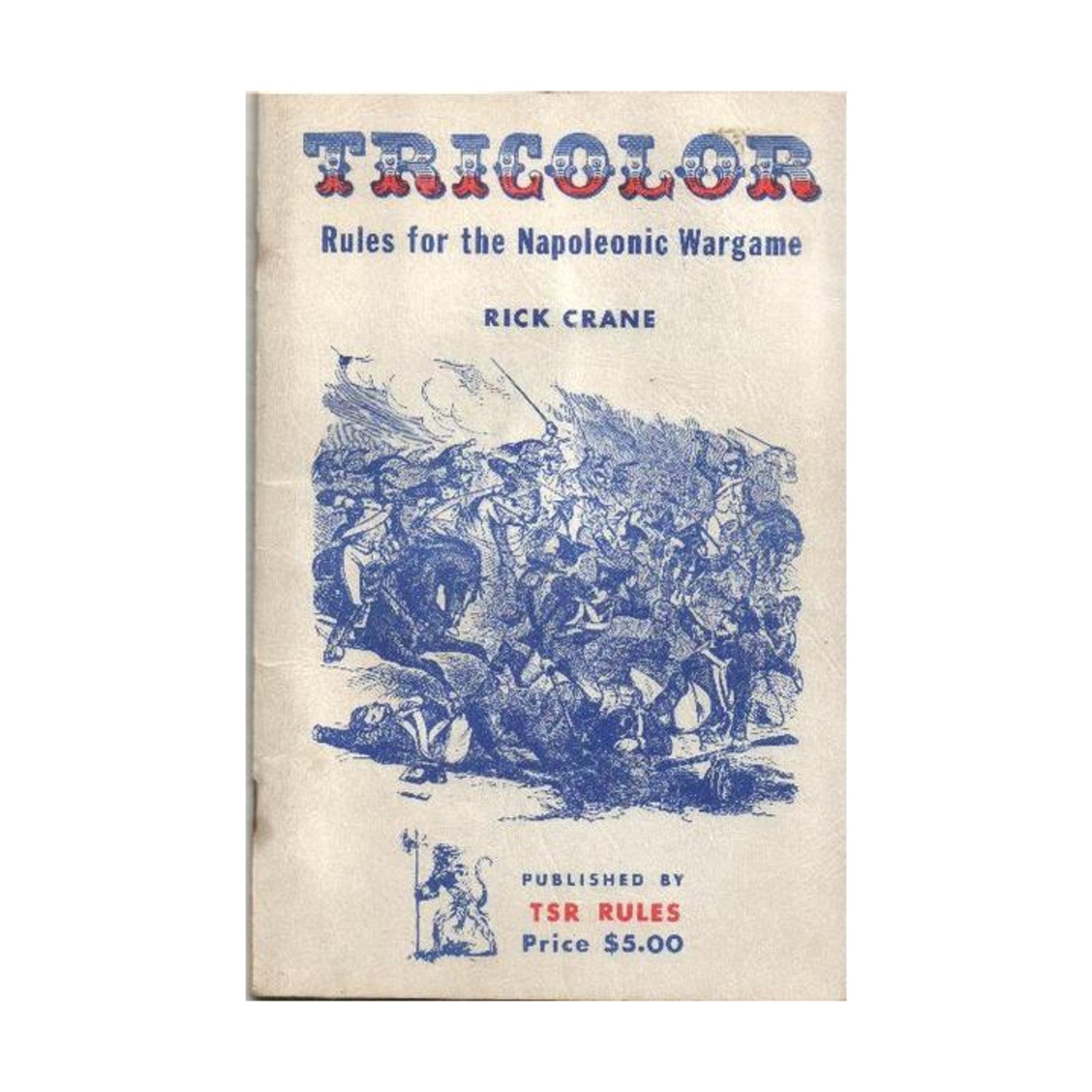 TSR Miniature Rules Tricolor (Lizard Logo, 2nd+s) VG