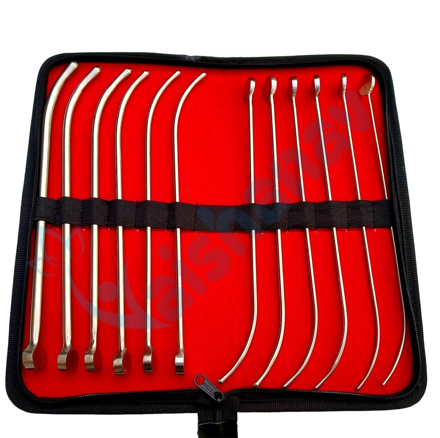 Urethral Bougie Dilator Set of 12 Stainless Steel Urology Instruments Urethral Bougie Dilator Set of 12 Stainless Steel Urology Instruments