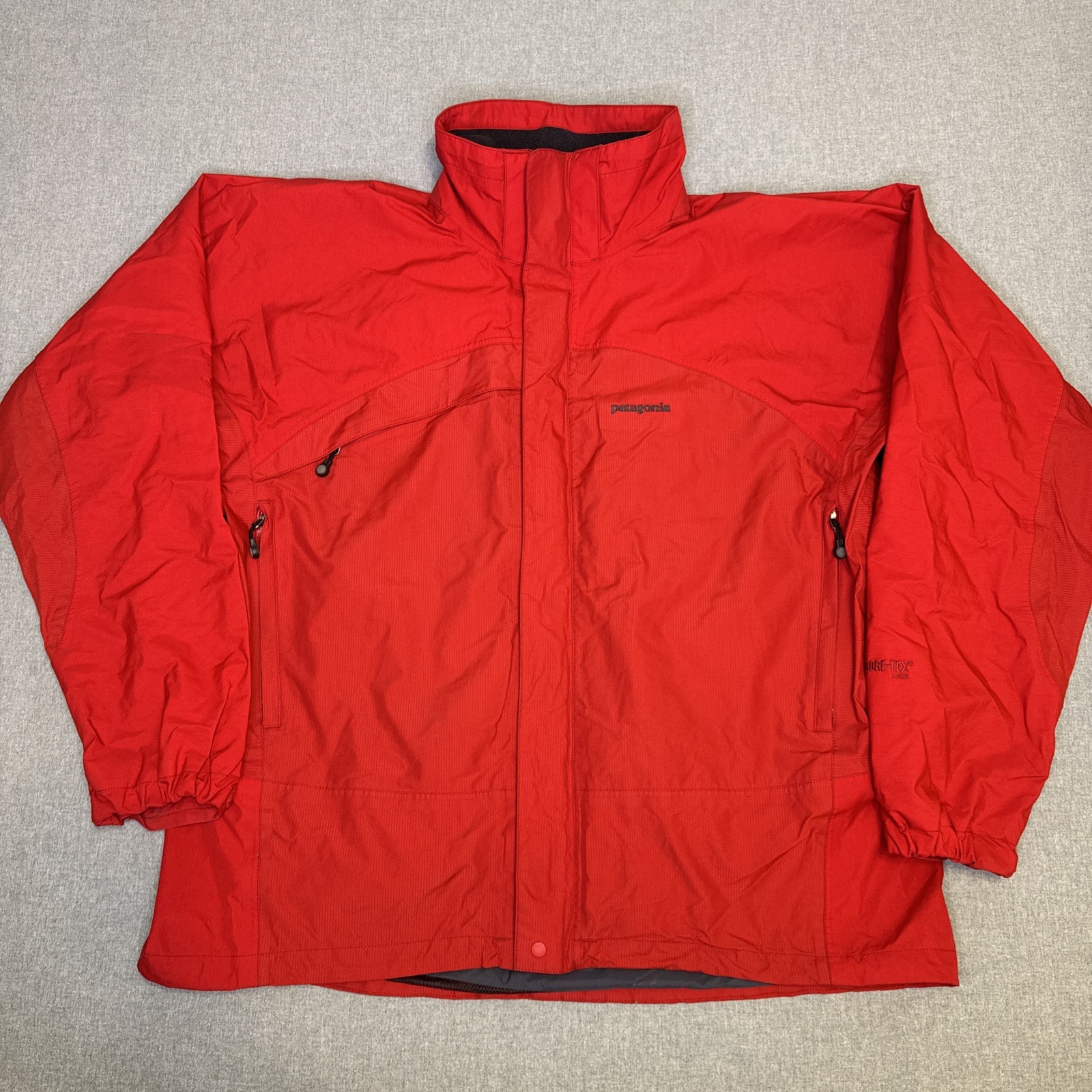 PATAGONIA PRIMO GORE-TEX XCR JACKET MEN SZ XL RED MISSING HOOD VTG 83292FA