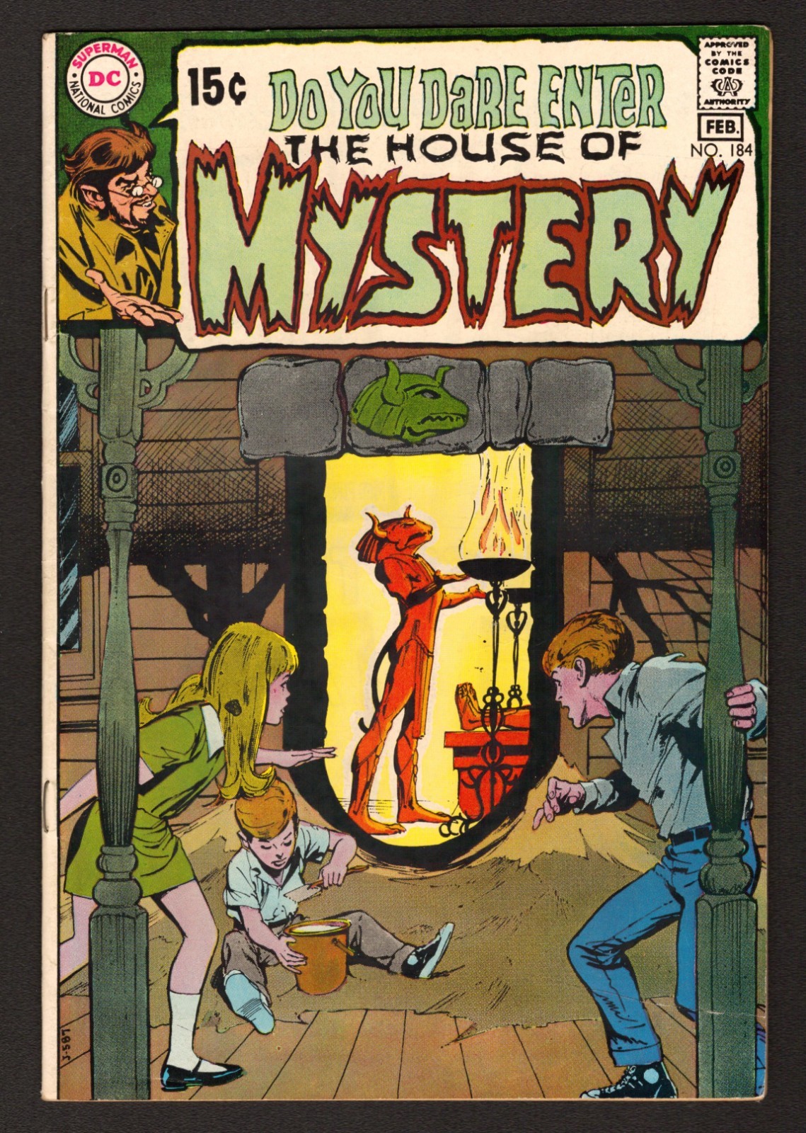 HOUSE OF MYSTERY #184 (1970) NEAL ADAMS, ALEX TOTH, GIL KANE & WALLY WOOD ART