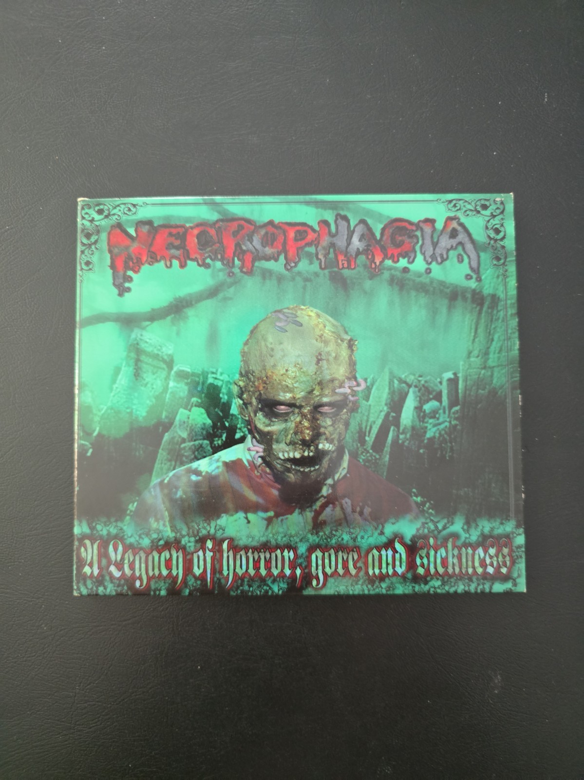 Legacy of Horror, Gore and Sickness by Necrophagia CD,2000 Baphomet Record Death