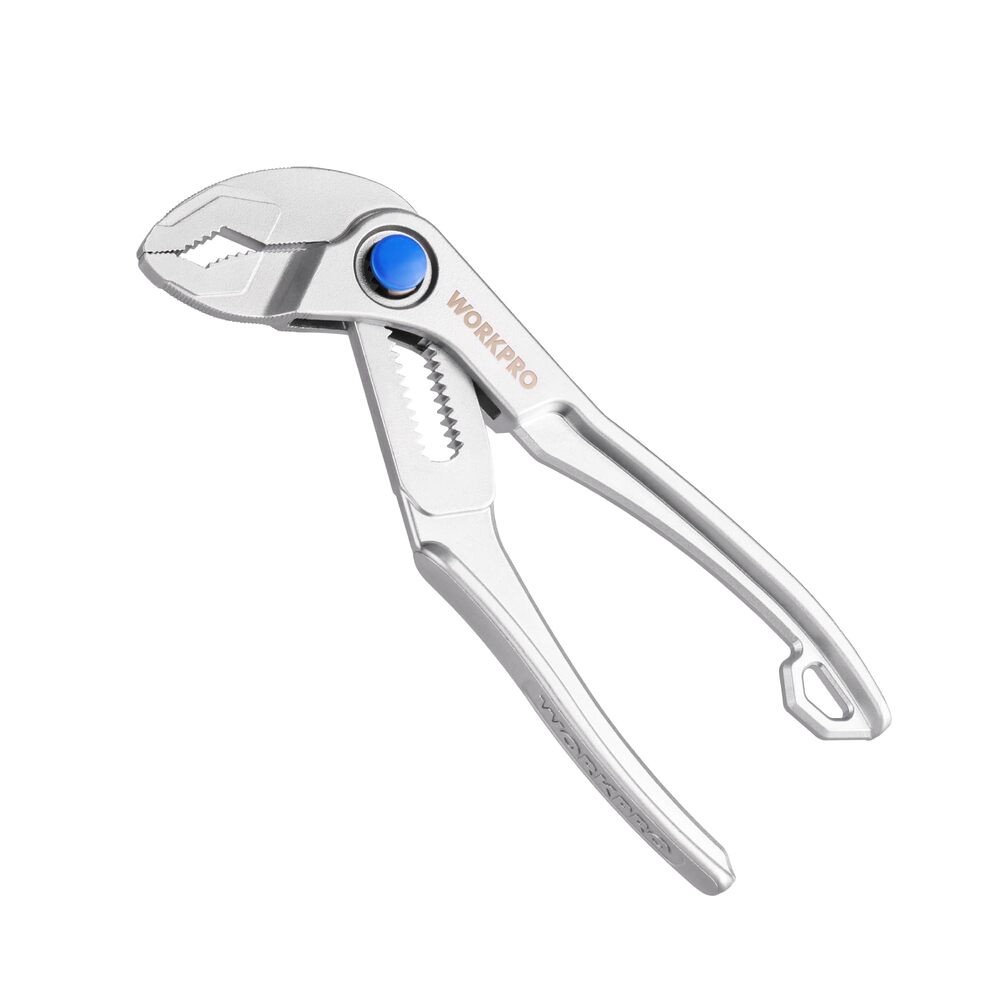 WORKPRO 4-inch Water Pump Plier Groove Joint Plier Adjustable Tongue 15-Position WORKPRO 4-inch Water Pump Plier Groove Joint Plier Adjustable Tongue 15-Position