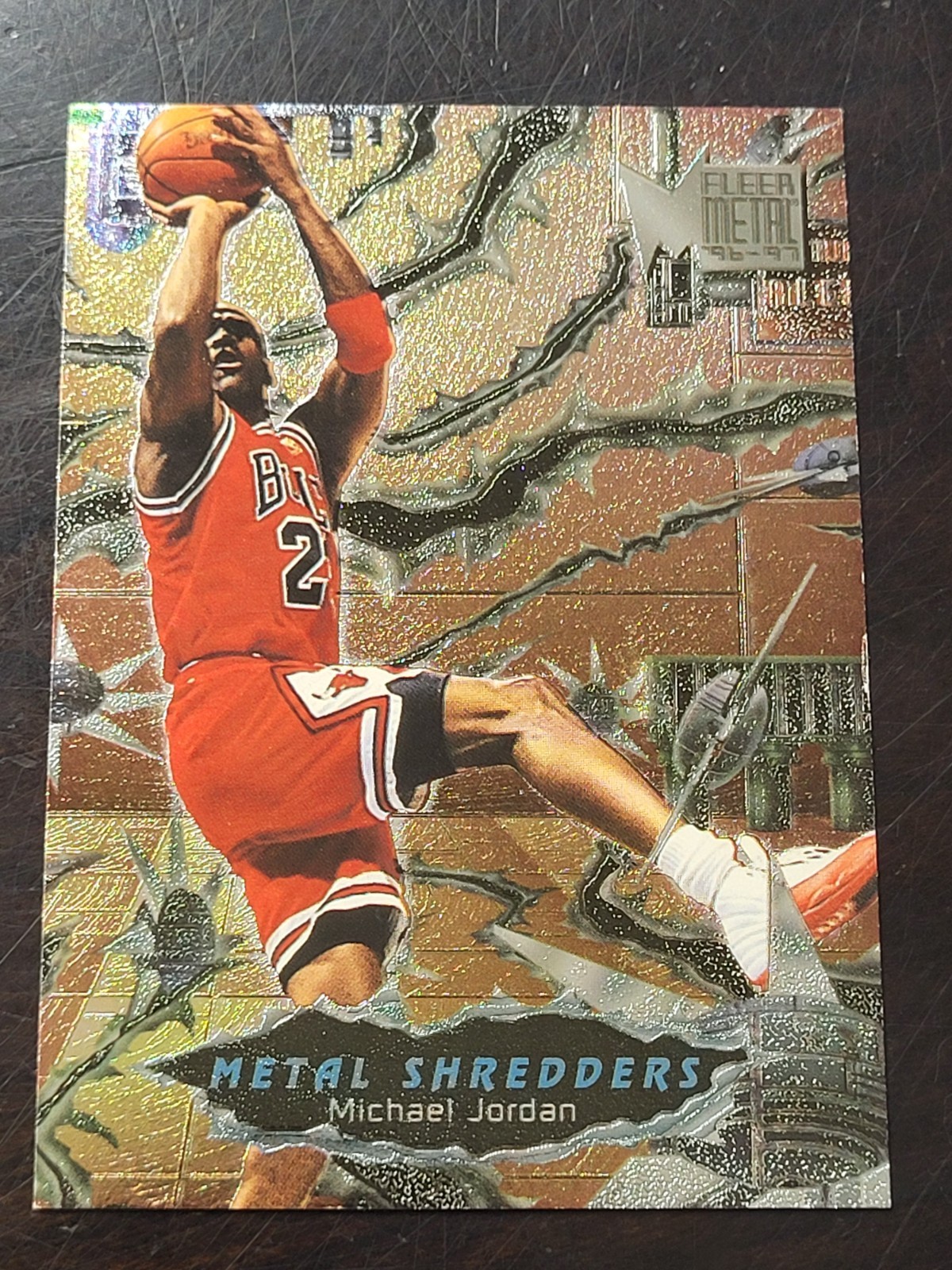 1997 Fleer Skybox Michael Jordan Metal Shredders #241