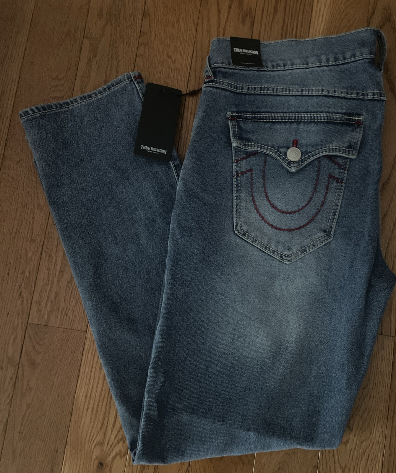 True Religion Men\'s Geno Slim Fit Straight Jeans, Size 36 True Religion Men\'s Geno Slim Fit Straight Jeans, Size 36