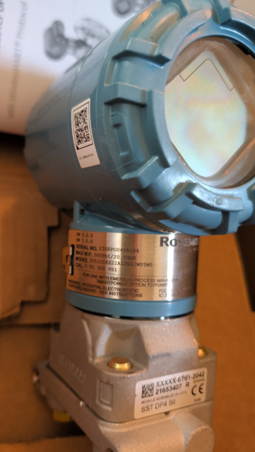 NEW Rosemount Pressure Transmitter 0 to 300 PSI Wireless 3051CG4X22A1PWA3WP5M5