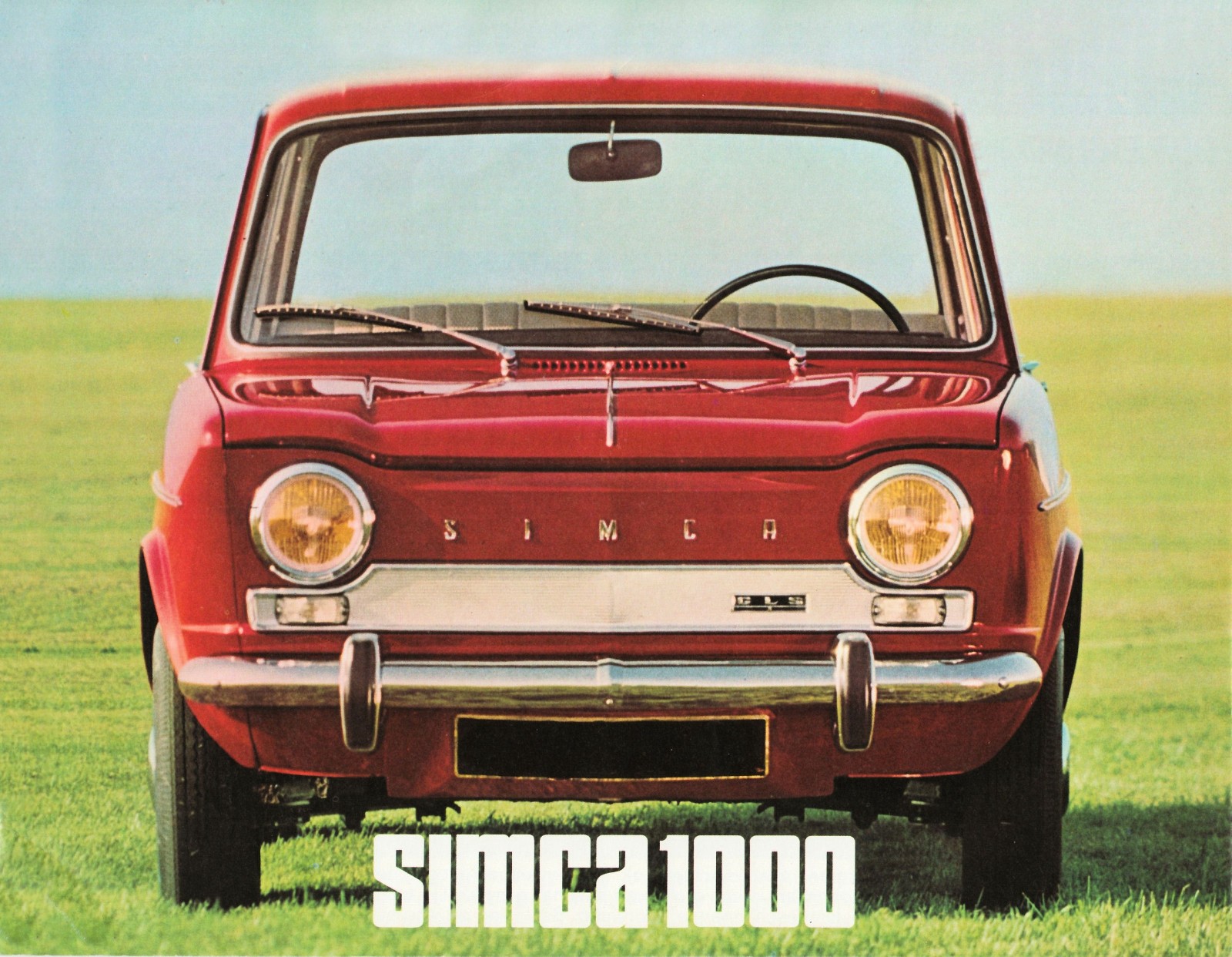 Simca 1000 Sedan, first series, original Abarth exhaust(NOS)