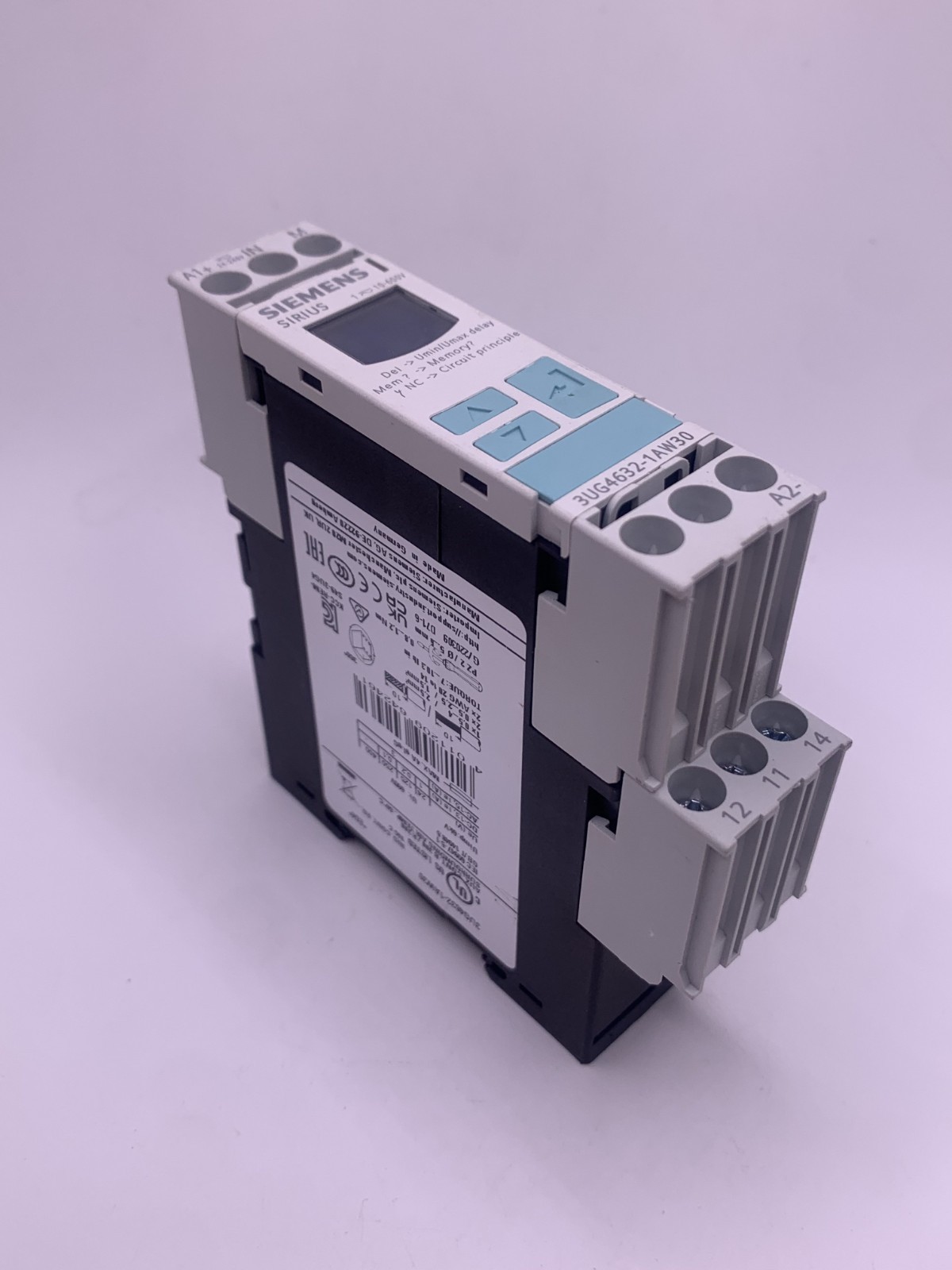 Siemens 3UG4632-1AW30 Voltage Monitoring Relay, 24-240V, DIN-Rail, NEW Siemens 3UG4632-1AW30 Voltage Monitoring Relay, 24-240V, DIN-Rail, NEW