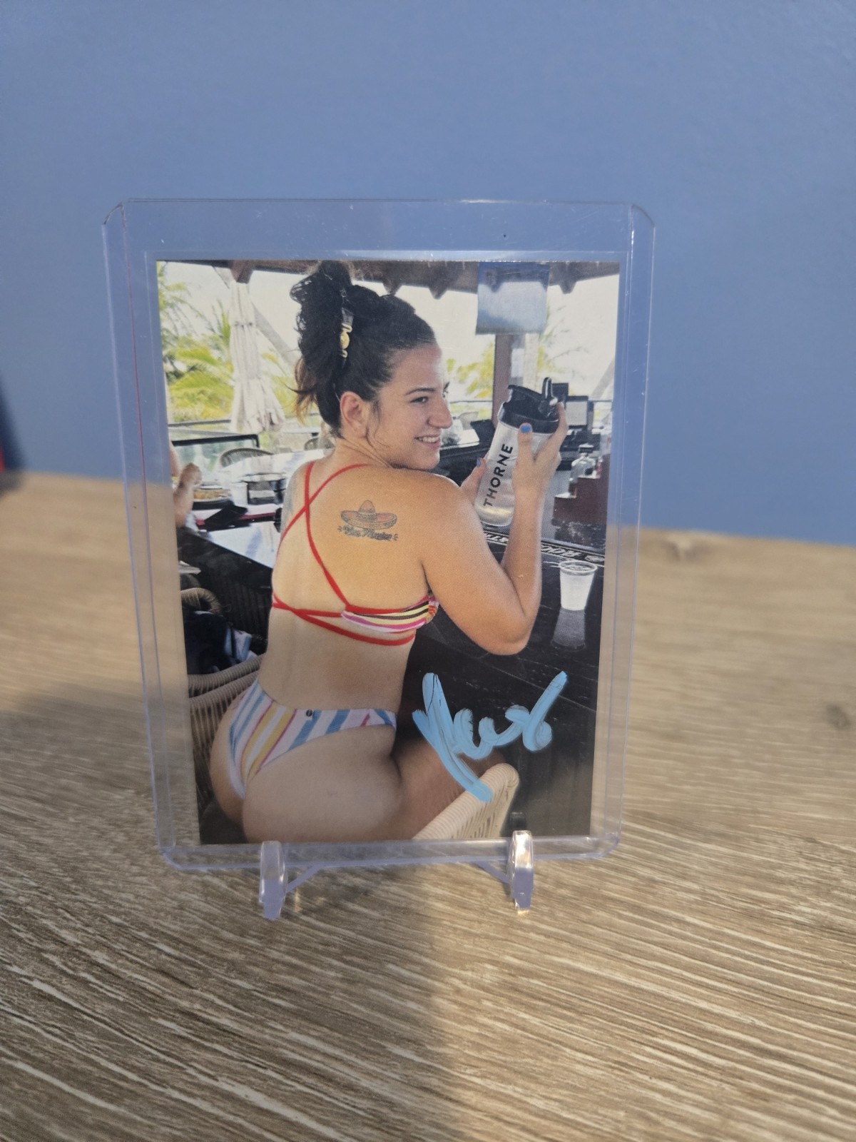 Ailin Perez Signed Auto UFC Card Autographed 