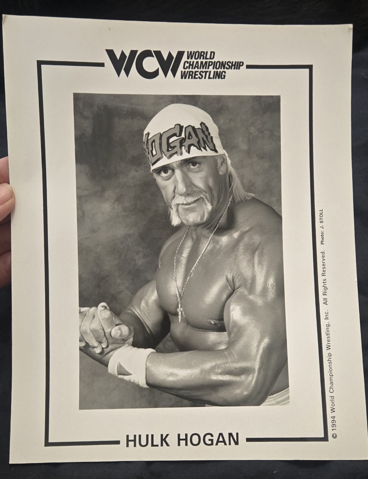 Original Hulk Hogan WCW Debut Promo Photo 1994 WWF NWO HOLLYWOOD WWE Wrestling Original Hulk Hogan WCW Debut Promo Photo 1994 WWF NWO HOLLYWOOD WWE Wrestling