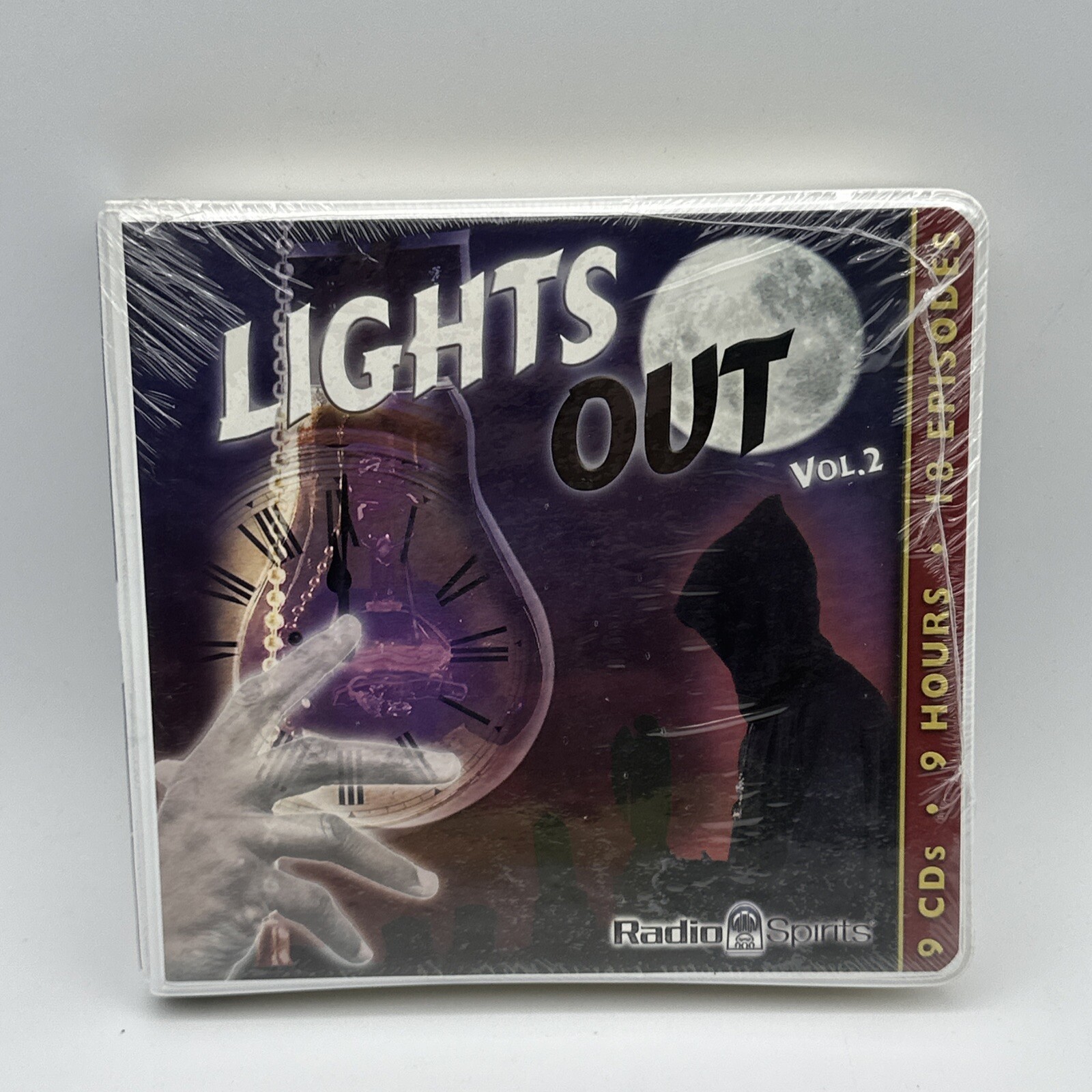 Lights Out Vol.2 Radio Spirits 9 cds 9 hours 18 episodes Vintage Horror Show OOP Lights Out Vol.2 Radio Spirits 9 cds 9 hours 18 episodes Vintage Horror Show OOP