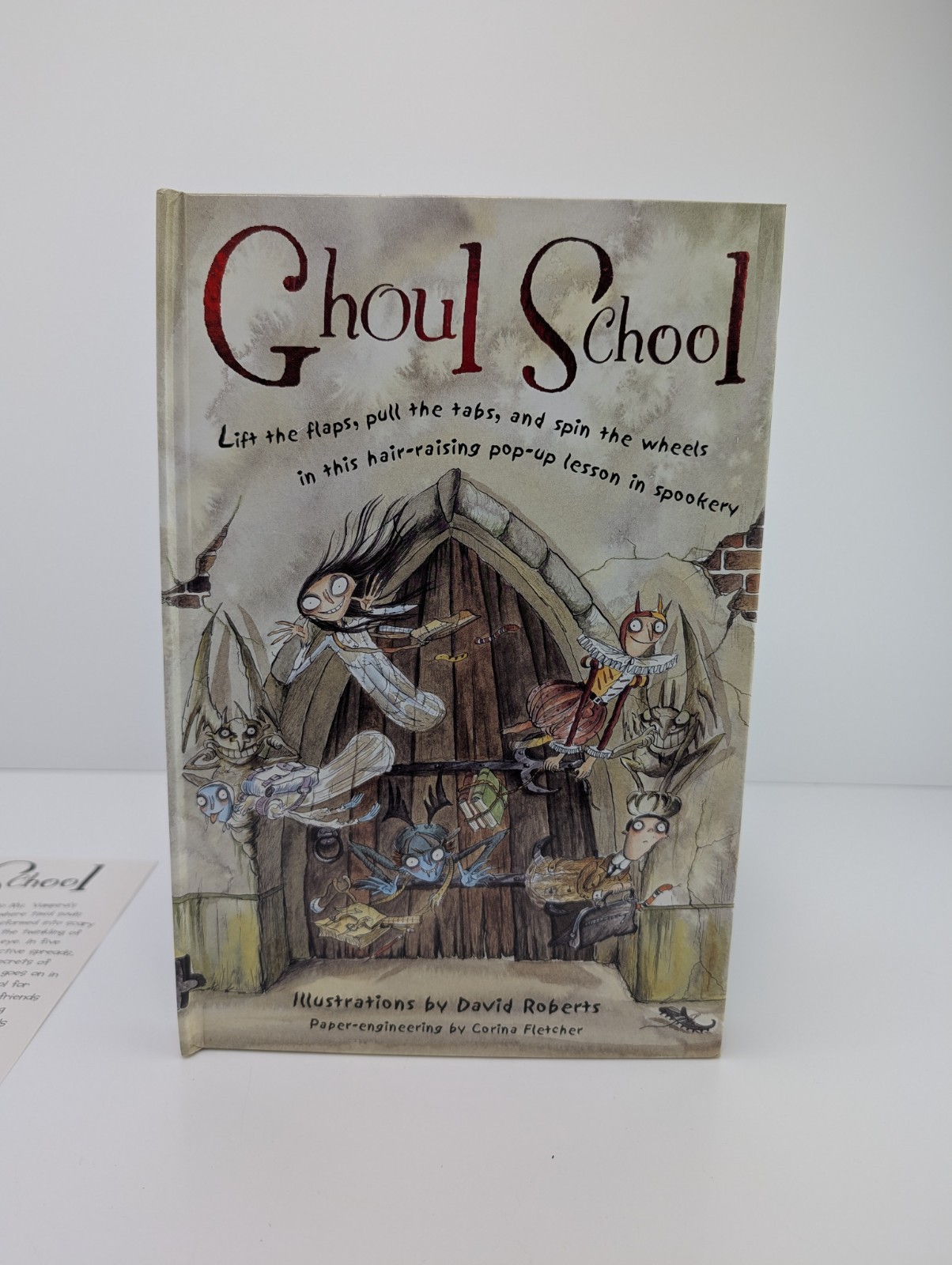 Ghoul School by Corina Fletcher 2000 Hardcover Abrams, Pop-up Book 1st Edition