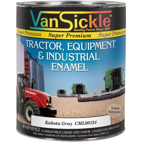 Kubota Gray Tractor Paint Quart fits Paint, Sealants, Lubricants, Chemicals Kubota Gray Tractor Paint Quart fits Paint, Sealants, Lubricants, Chemicals