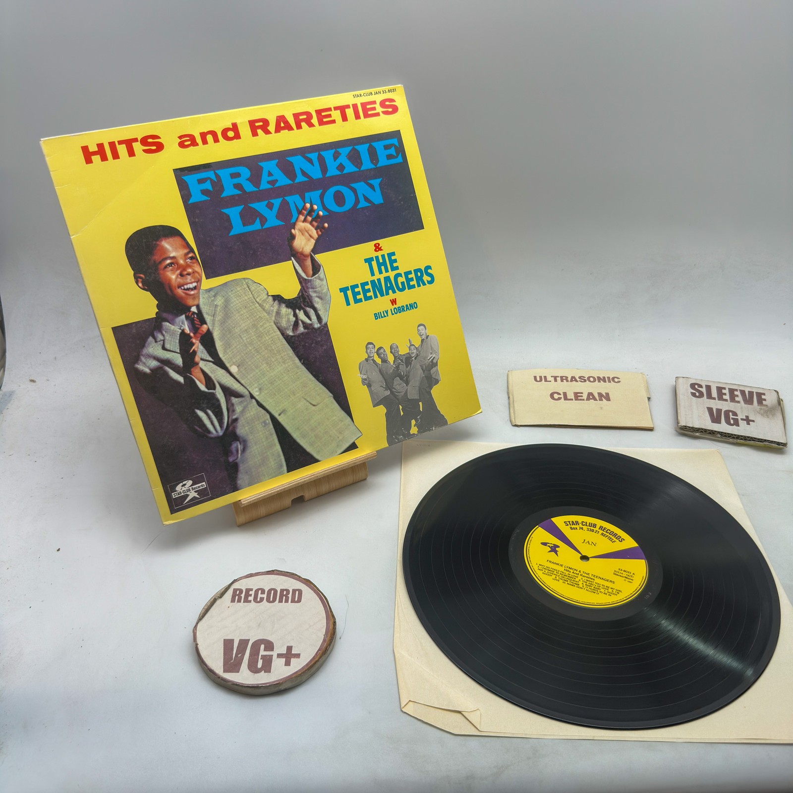 Frankie Lymon - Hits And Rareties VG+/VG+ 1987 Ultrasonic Clean Vinyl Frankie Lymon - Hits And Rareties VG+/VG+ 1987 Ultrasonic Clean Vinyl