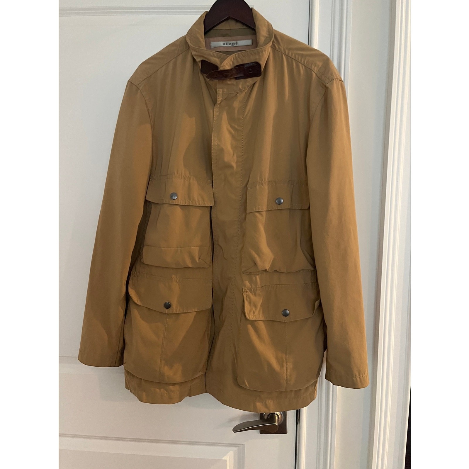 Vintage Allegri Milano Field Jacket Men M Camel Tan Multi Pocket Utility Coat Vintage Allegri Milano Field Jacket Men M Camel Tan Multi Pocket Utility Coat