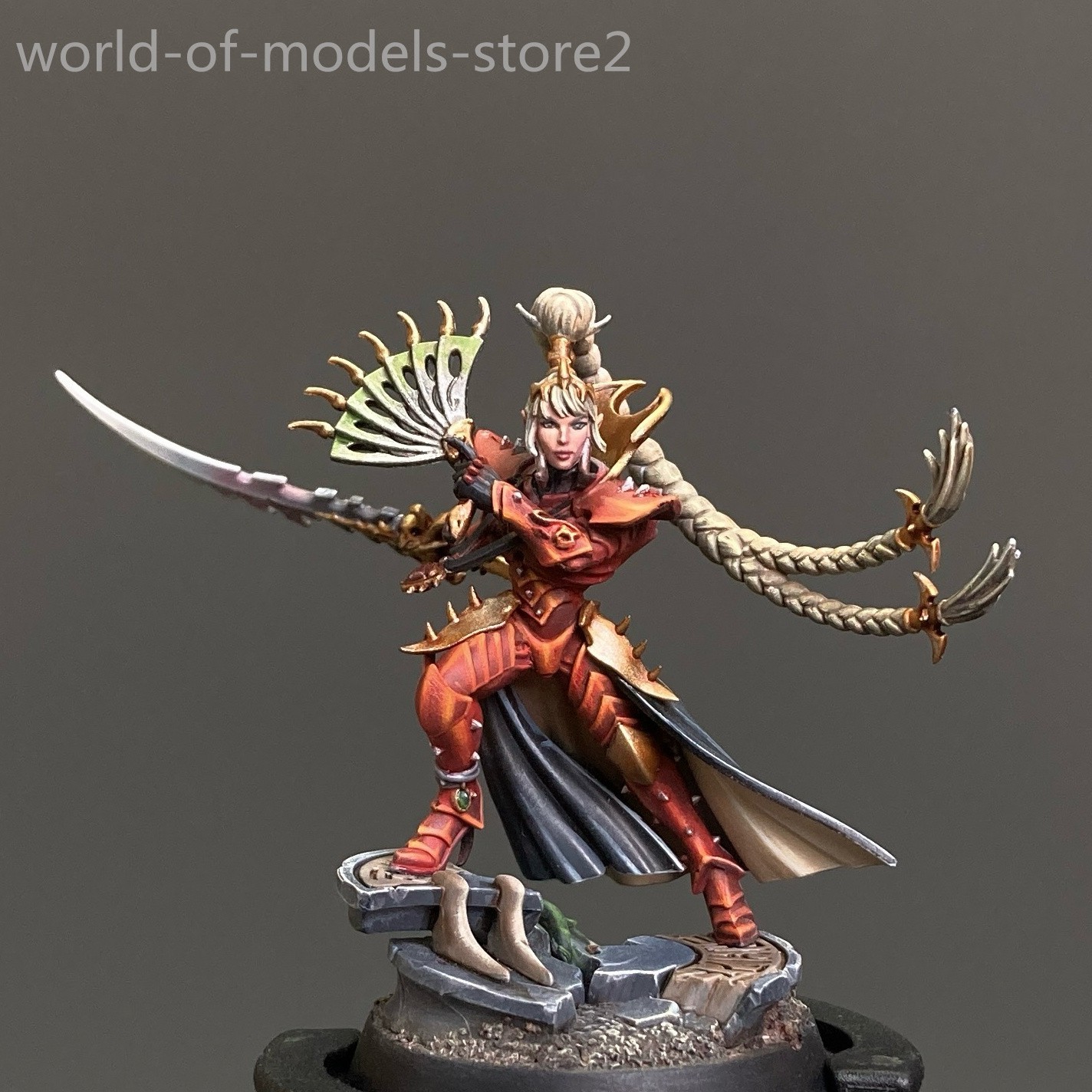 Warhammer 40K PRO-PAINTED Dark Eldar Lady Malys Games Workshop Presale Mini*1