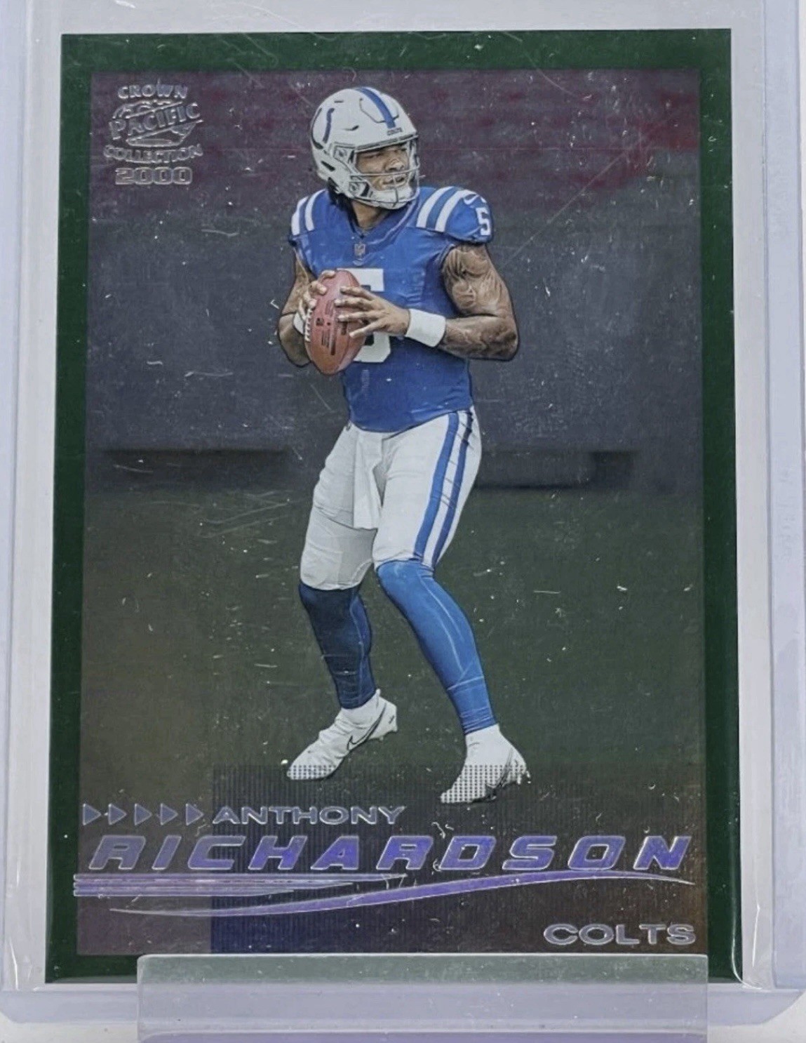 2023 PANINI ZENITH CROWN PACIFIC 5/5 ANTHONY RICHARDSON EMERALD ROOKIE RC #3 2023 PANINI ZENITH CROWN PACIFIC 5/5 ANTHONY RICHARDSON EMERALD ROOKIE RC #3