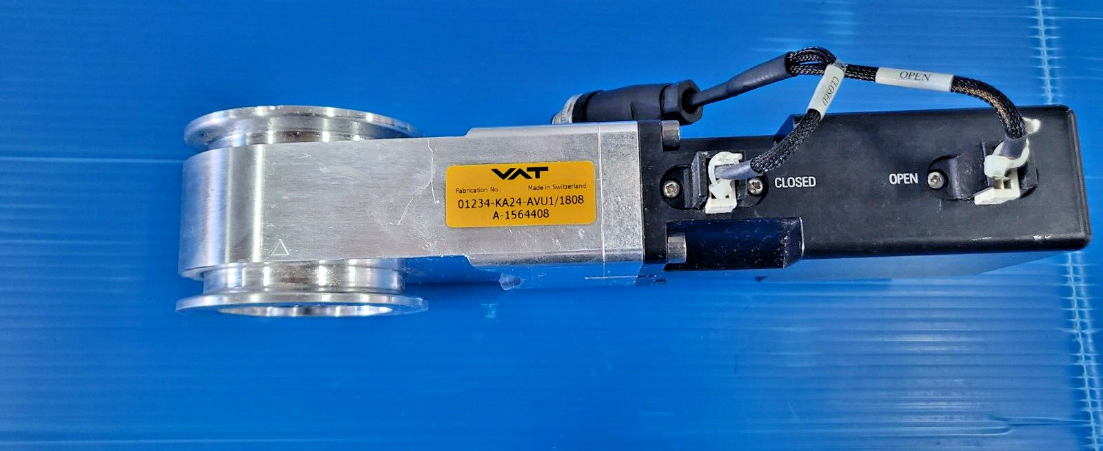 VAT GATE VALVE 01234-KA24-AVU1/1808 KF50 ALUMINUM BIN#28 VAT GATE VALVE 01234-KA24-AVU1/1808 KF50 ALUMINUM BIN#28