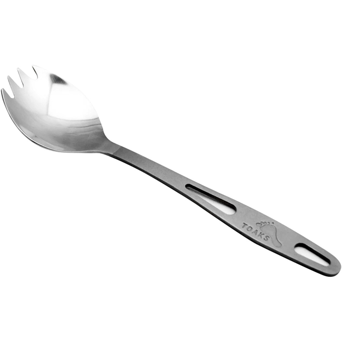 TOAKS Titanium Spork with Polished Head - SLV-01 - Outdoor Camping TOAKS Titanium Spork with Polished Head - SLV-01 - Outdoor Camping