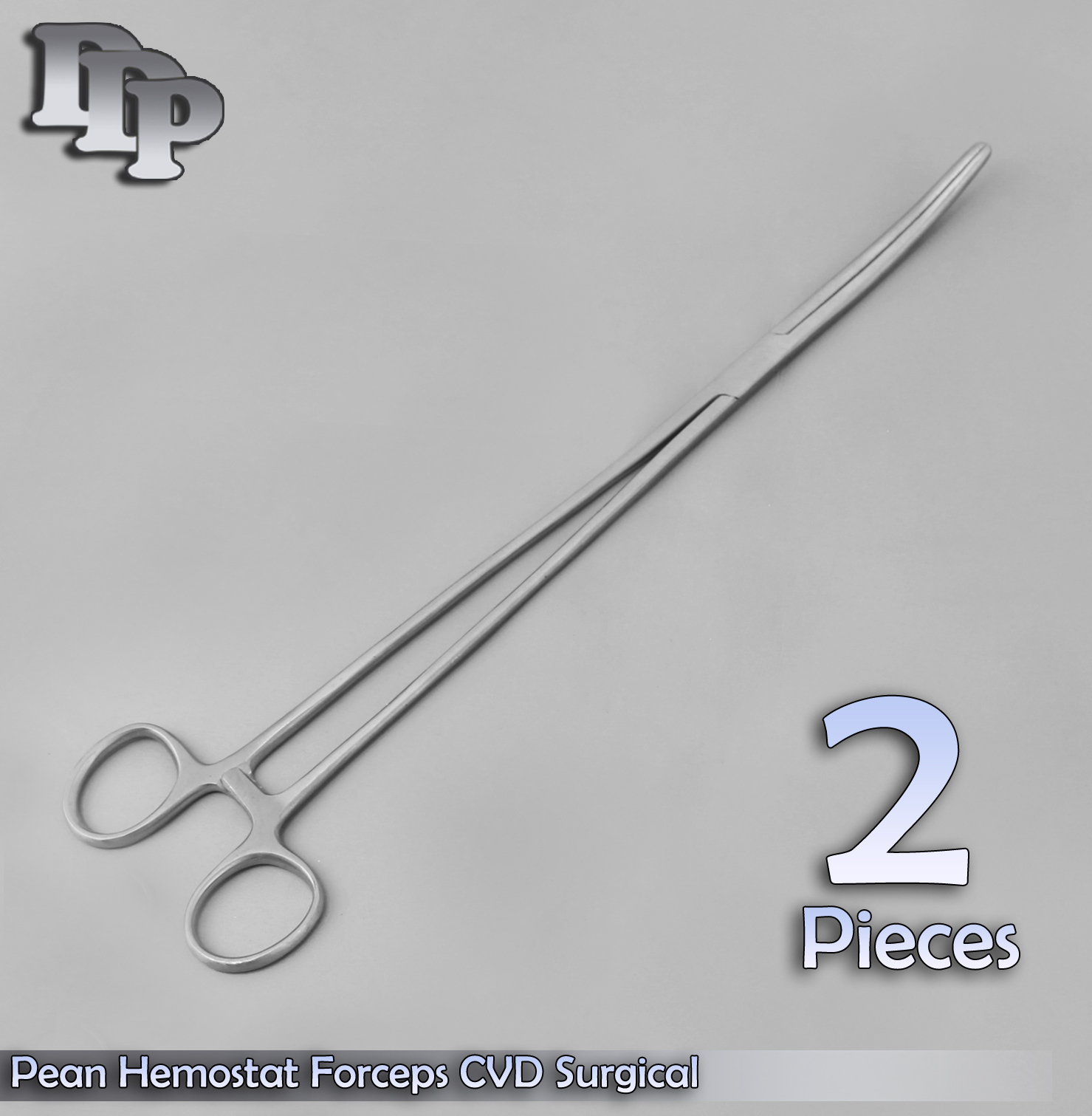 2 MEGA FORCEPS HEMOSTATS TOOL S.STEEL 24\