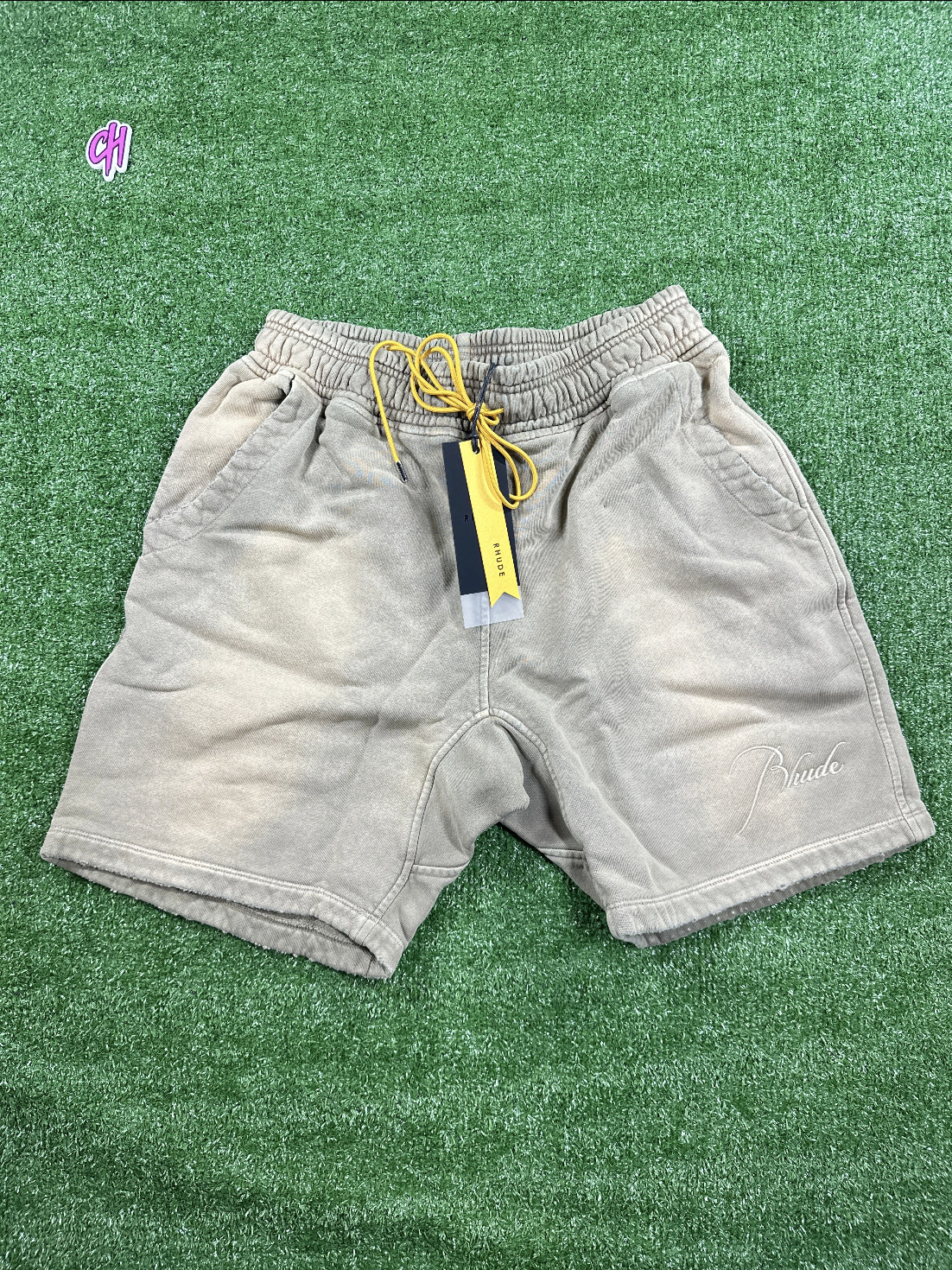 RHUDE Authentic Mens Sweatshorts \'Sundry Elephant\' Sz Medium Shorts MSRP$675.00