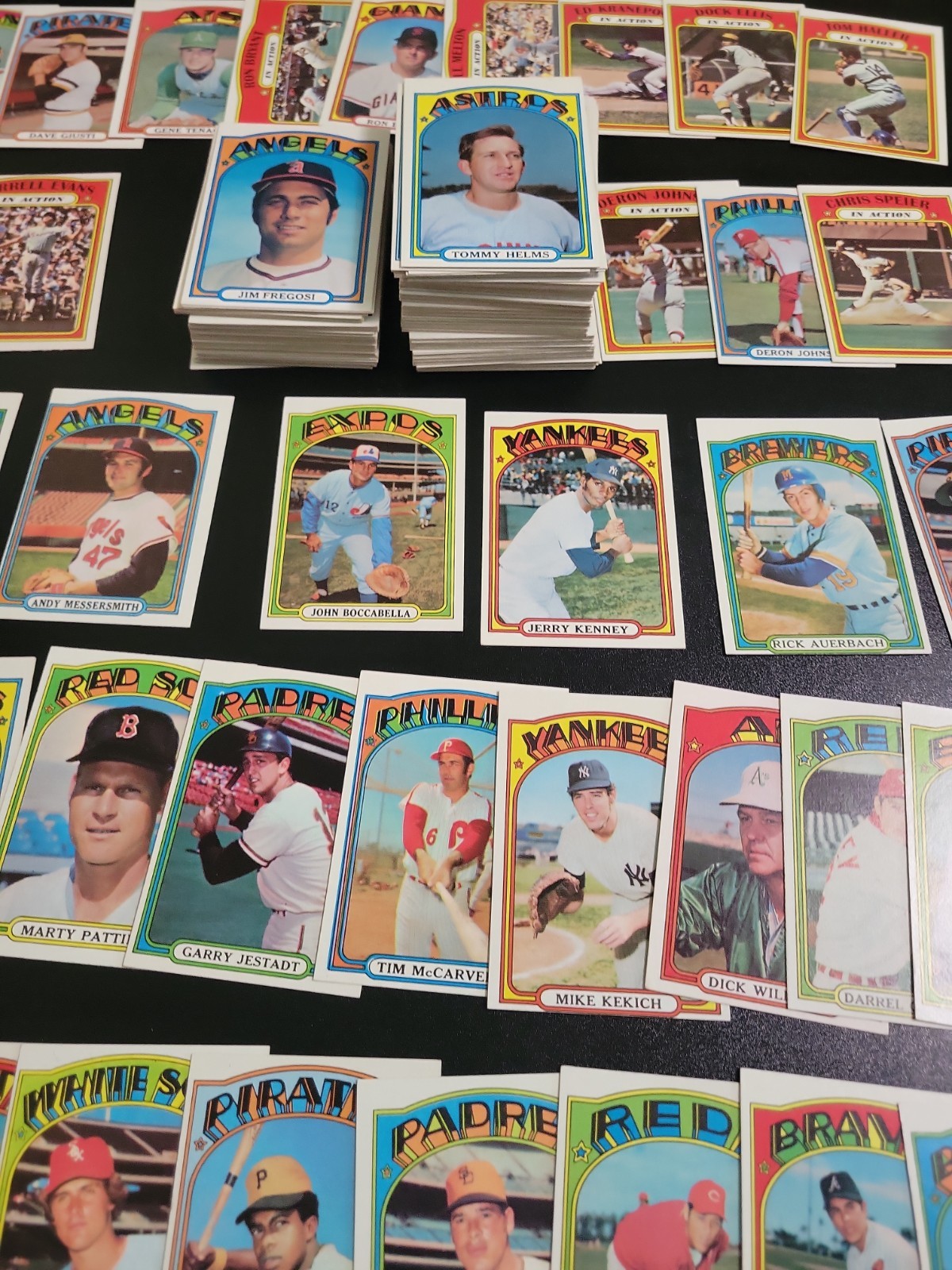 1972 Topps Baseball Lot - EX or Better - 203 Different - Great Quality Starter