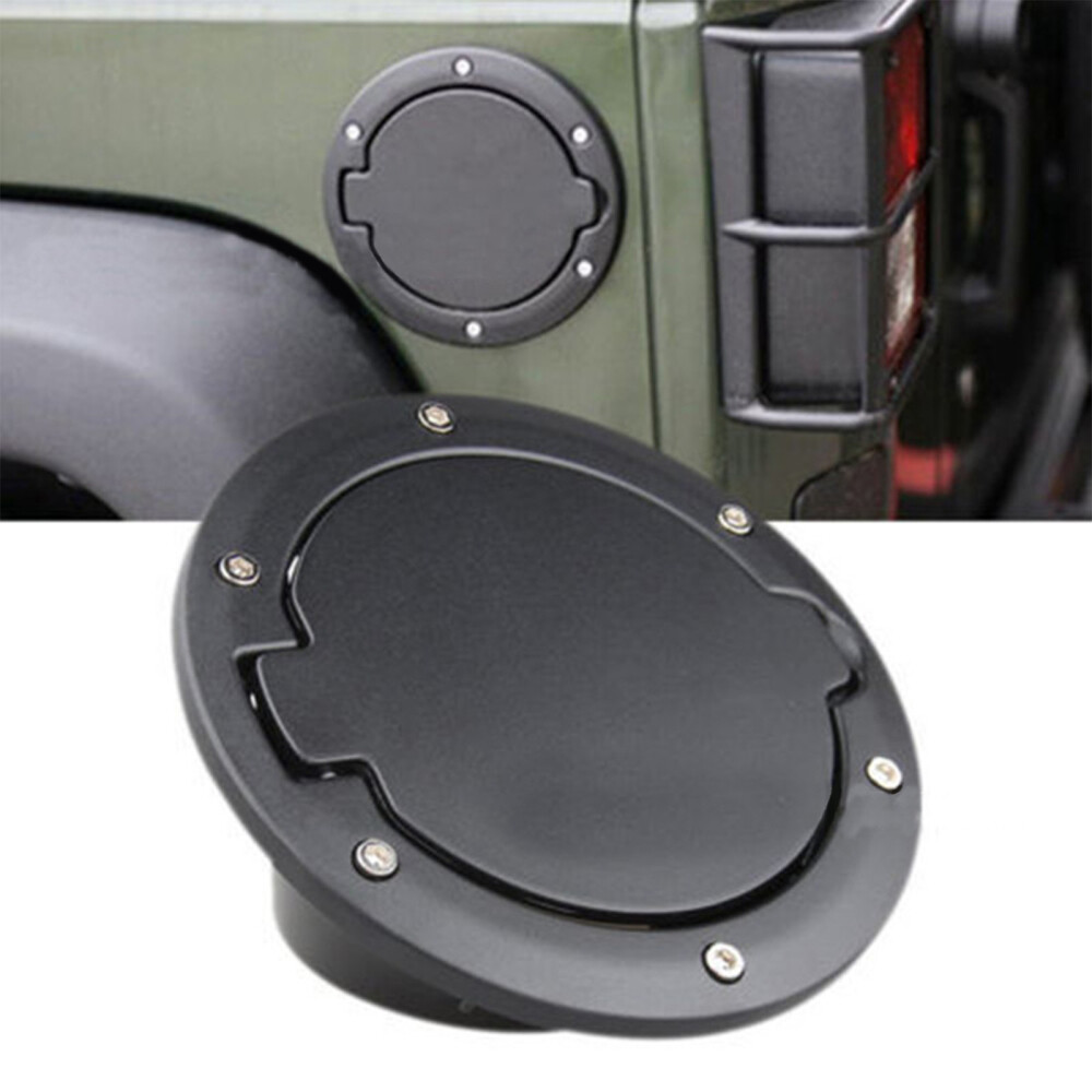 For Jeep Wrangler JK 2007-18 Fuel Filler Door Cover Gas Cap Exterior Accessories For Jeep Wrangler JK 2007-18 Fuel Filler Door Cover Gas Cap Exterior Accessories