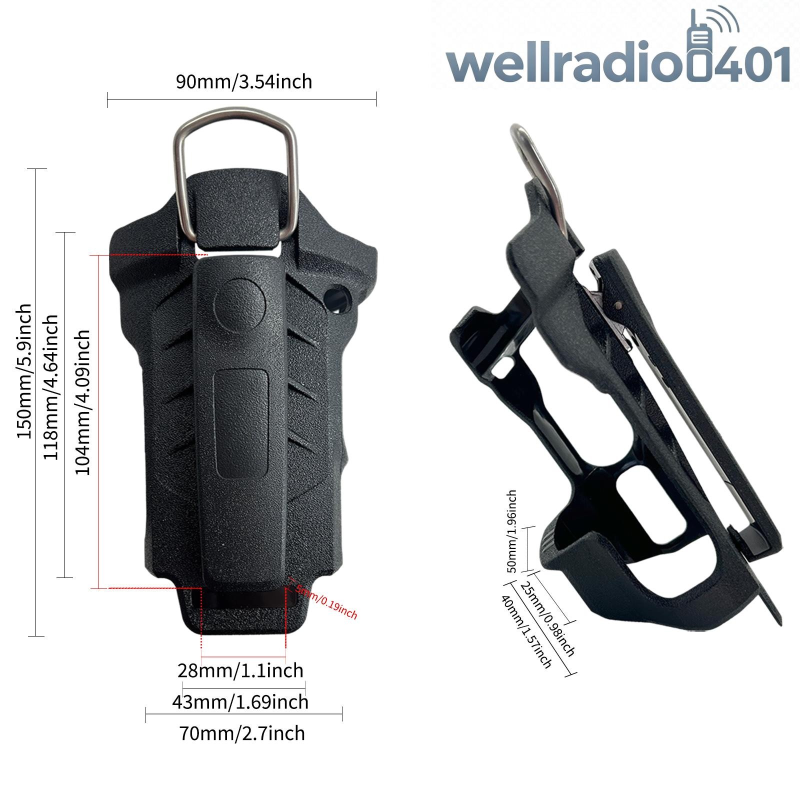 PMLN8208 Plastic Carry Holster With Belt Clip For APX NEXT XE Portable Radio