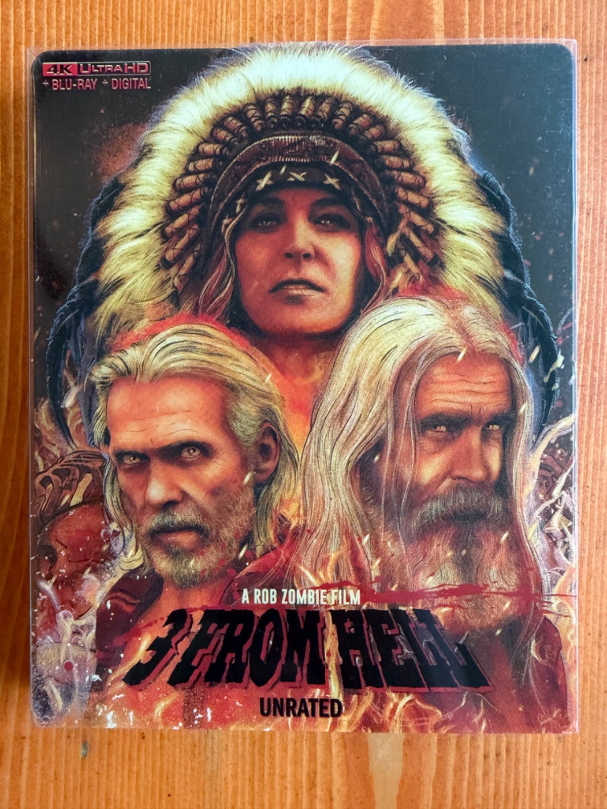Rob Zombie's 3 FROM HELL - Limited Edition 4K UHD Blu-ray SteelBook w/Slipcover