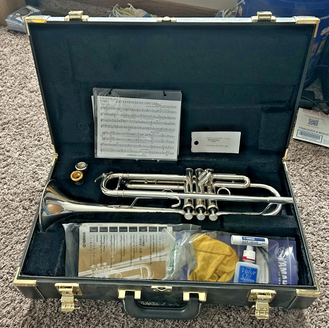 Yamaha YTR-5335GSAL Allegro - Silver Trumpet