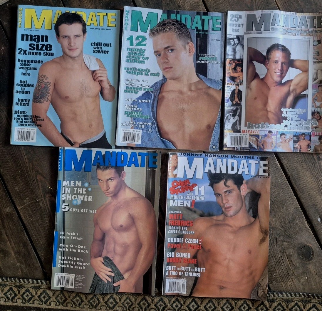 MANDATE Magazine Lot 5 Issues 1997-2000 Vintage  Collection