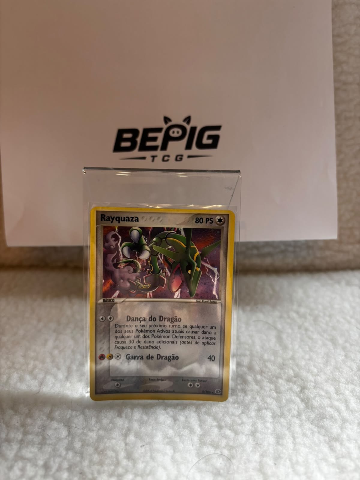 Rayquaza 9/106 Holo 2005 Pokemon EX Emerald Vintage Rare (NM) PTBR