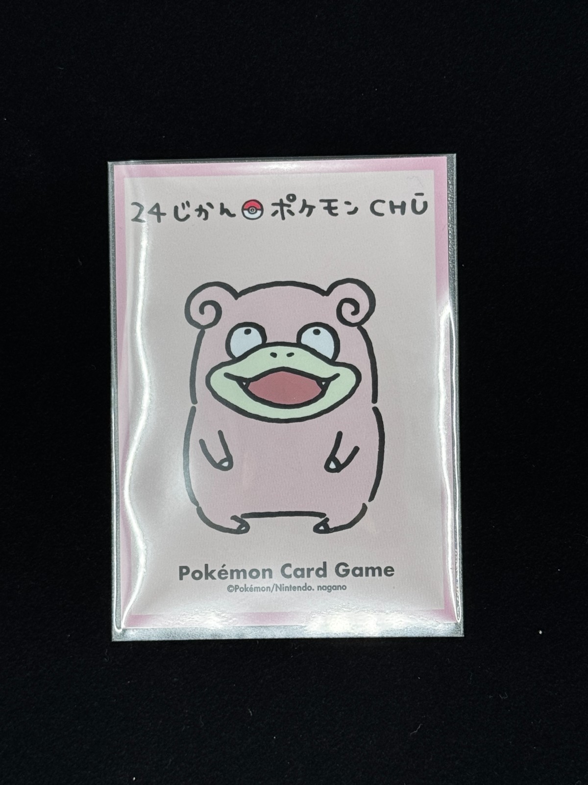 2019 Slowpoke 24 hours Pokémon CHŪ Nagano (Chiikawa) Single Card Sleeve Japan