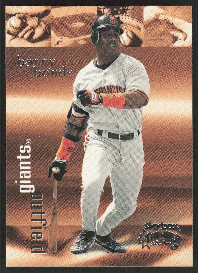 1999 Skybox Thunder Barry Bonds San Francisco Giants #286 90s MLB Baseball 1999 Skybox Thunder Barry Bonds San Francisco Giants #286 90s MLB Baseball