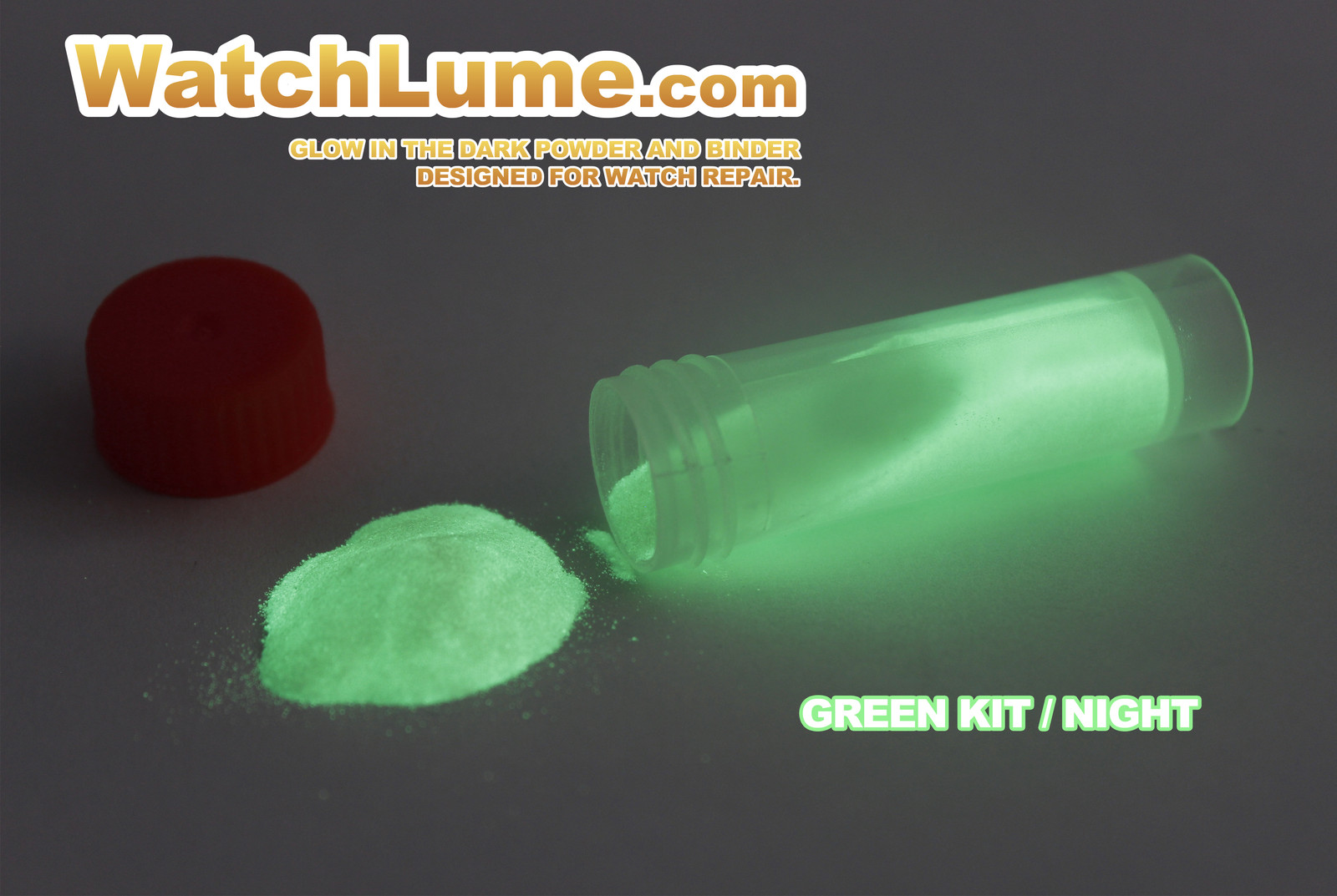 VINTAGE WATCH LUME LUMINOUS PASTE KIT GLOW IN THE DARK DIY LUME FOR WATCH HANDS