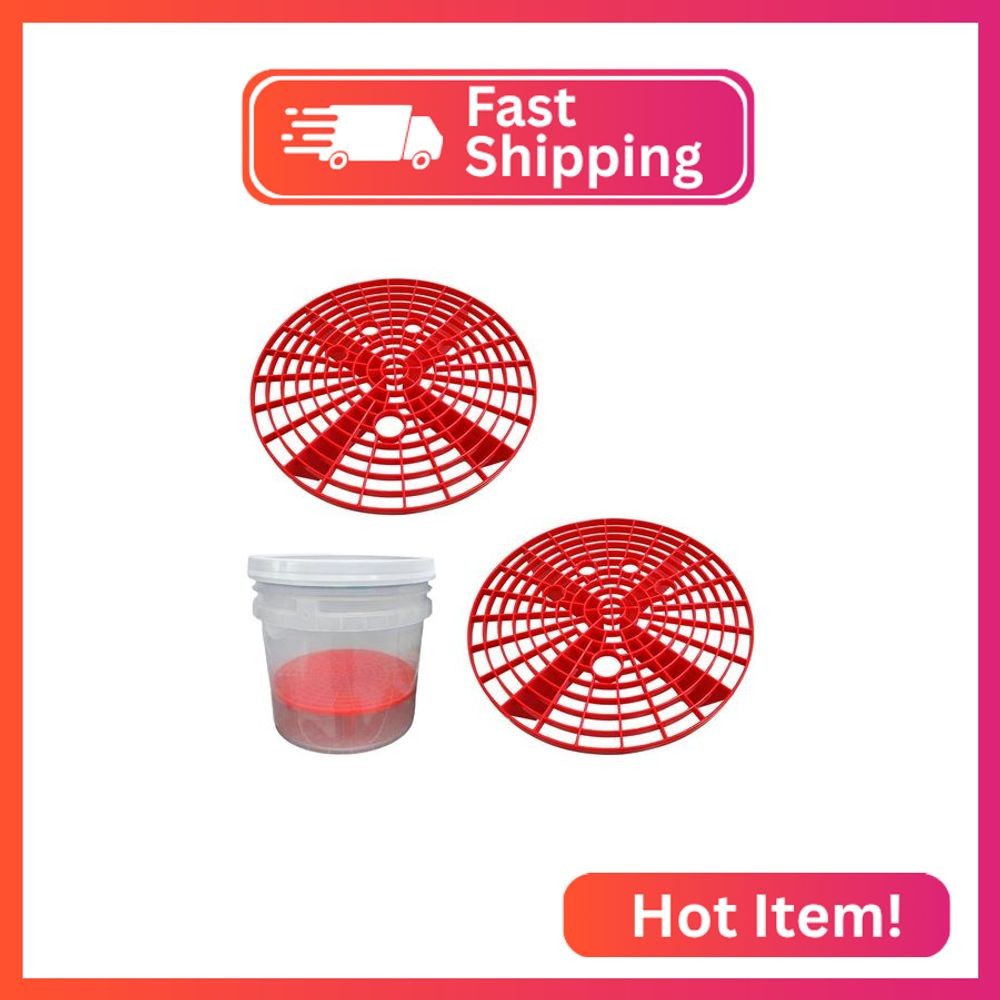 Yourkar 2 PCS Car Wash Bucket Inserts, Plastic Vehicle Wash Bucket Insert Detail