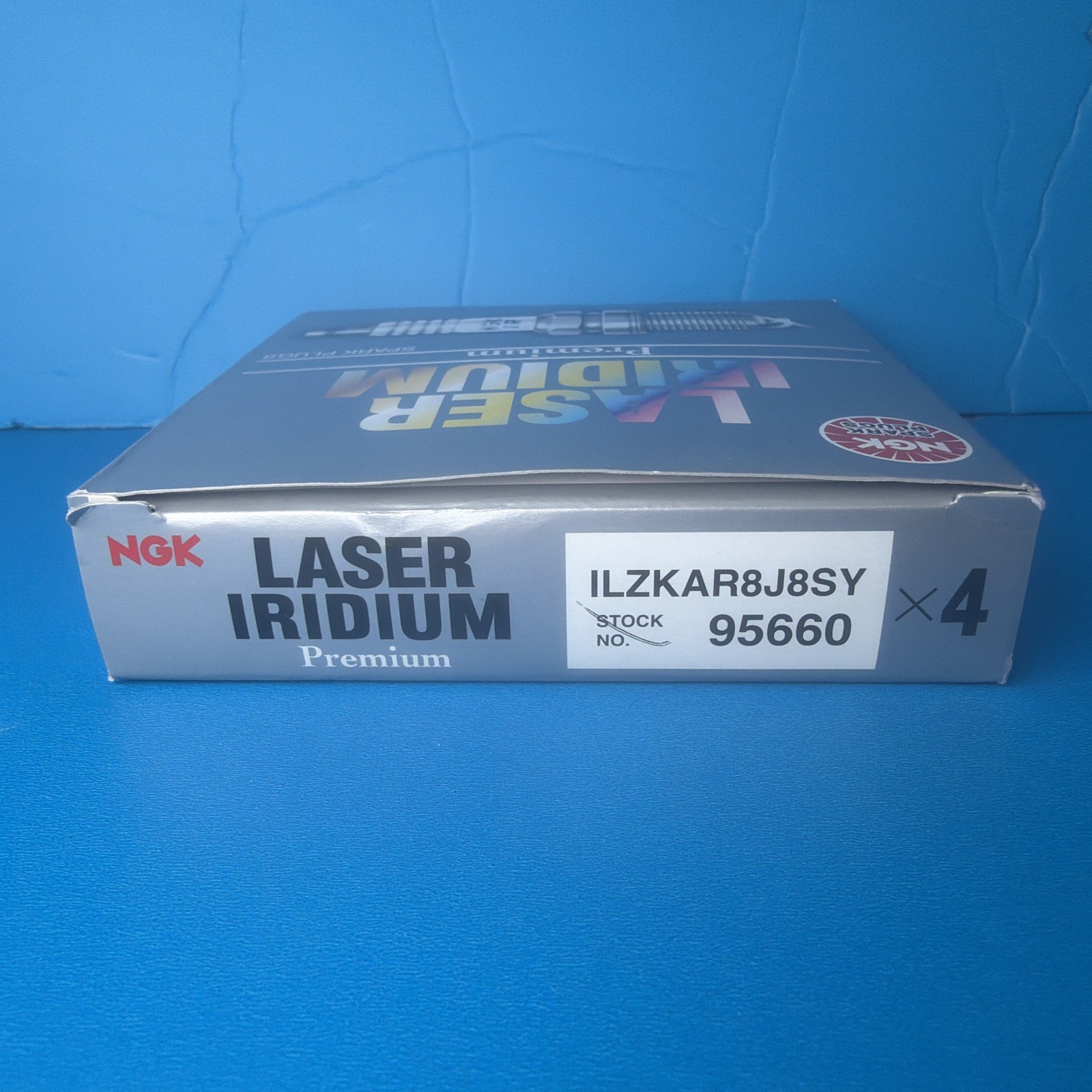4PCS NGK 95660 Laser Iridium Spark Plugs ILZKAR8J8SY for Honda CR-V Civic 2.0T