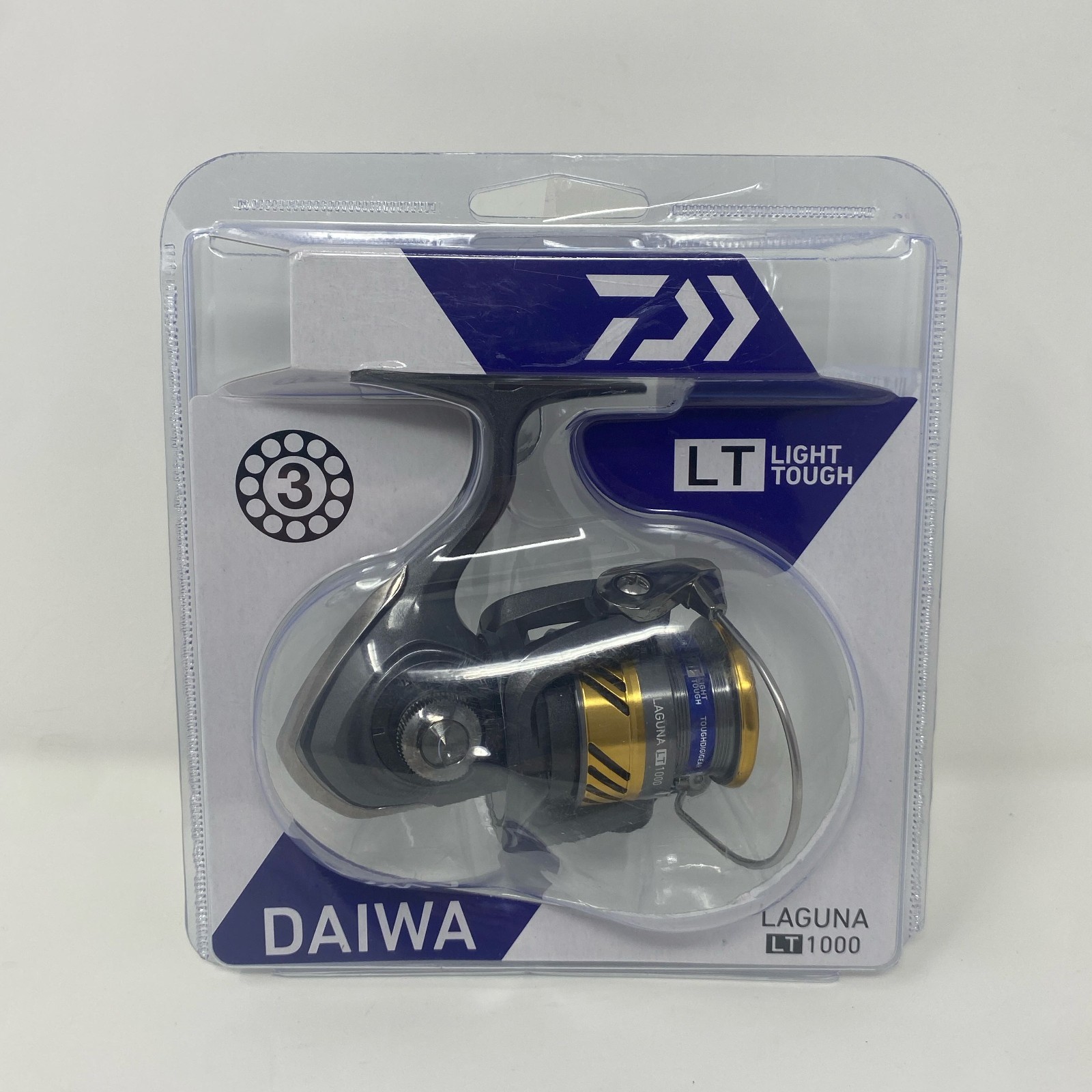 Daiwa Laguna LT 1000 Spinning Reel, Black/Gold - Size 1000 Daiwa Laguna LT 1000 Spinning Reel, Black/Gold - Size 1000