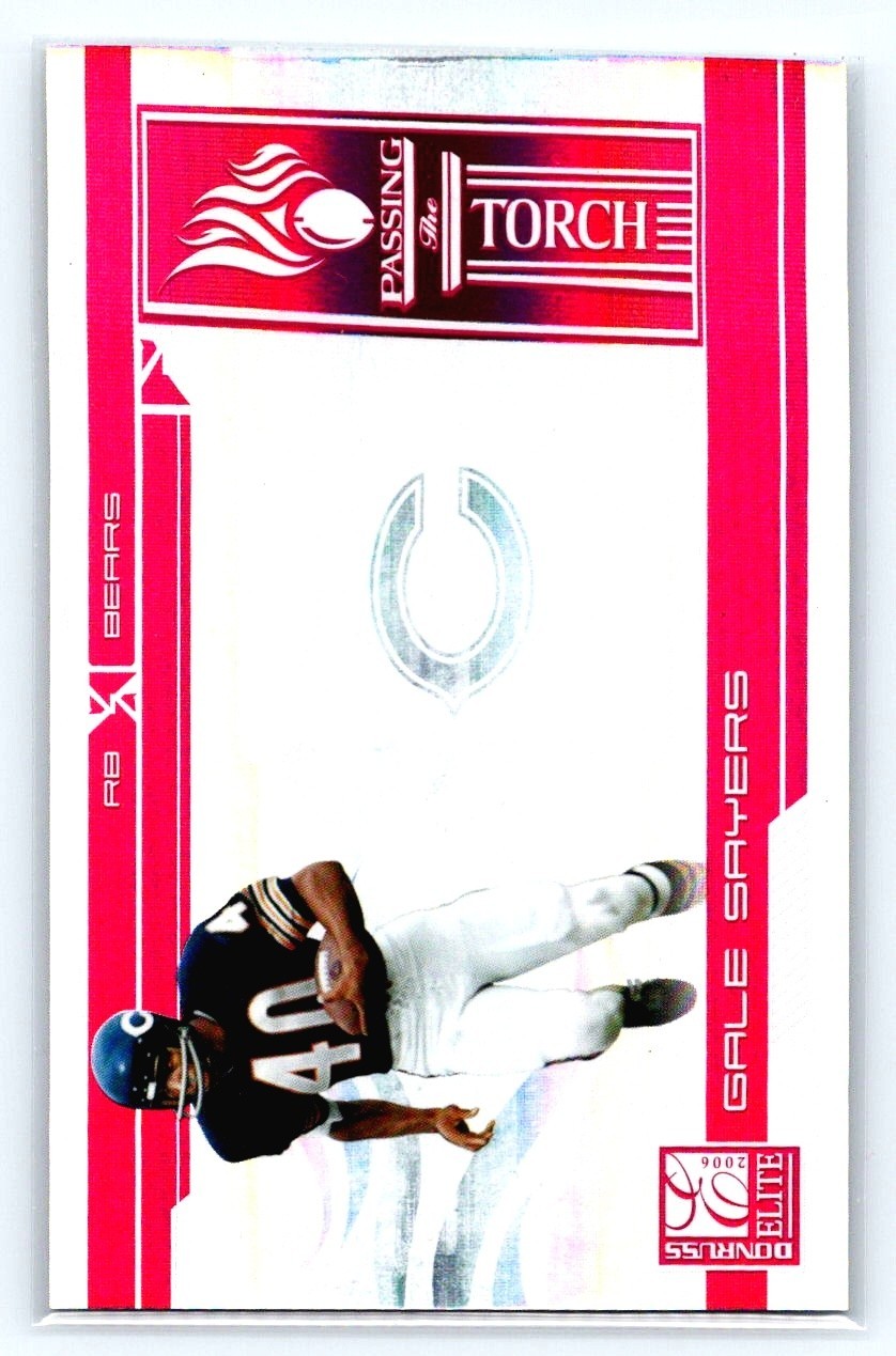 2006 Donruss Elite #PT-6 Gale Sayers Cedric Benson Passing the Torch /1000