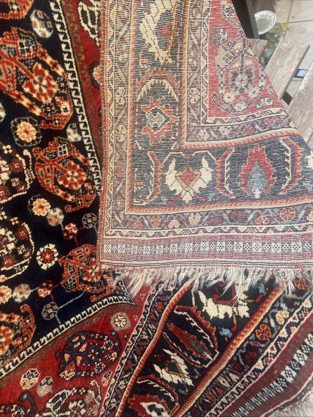 Antique  Shahsevan  Qashqai . Kashkouil RUG 
