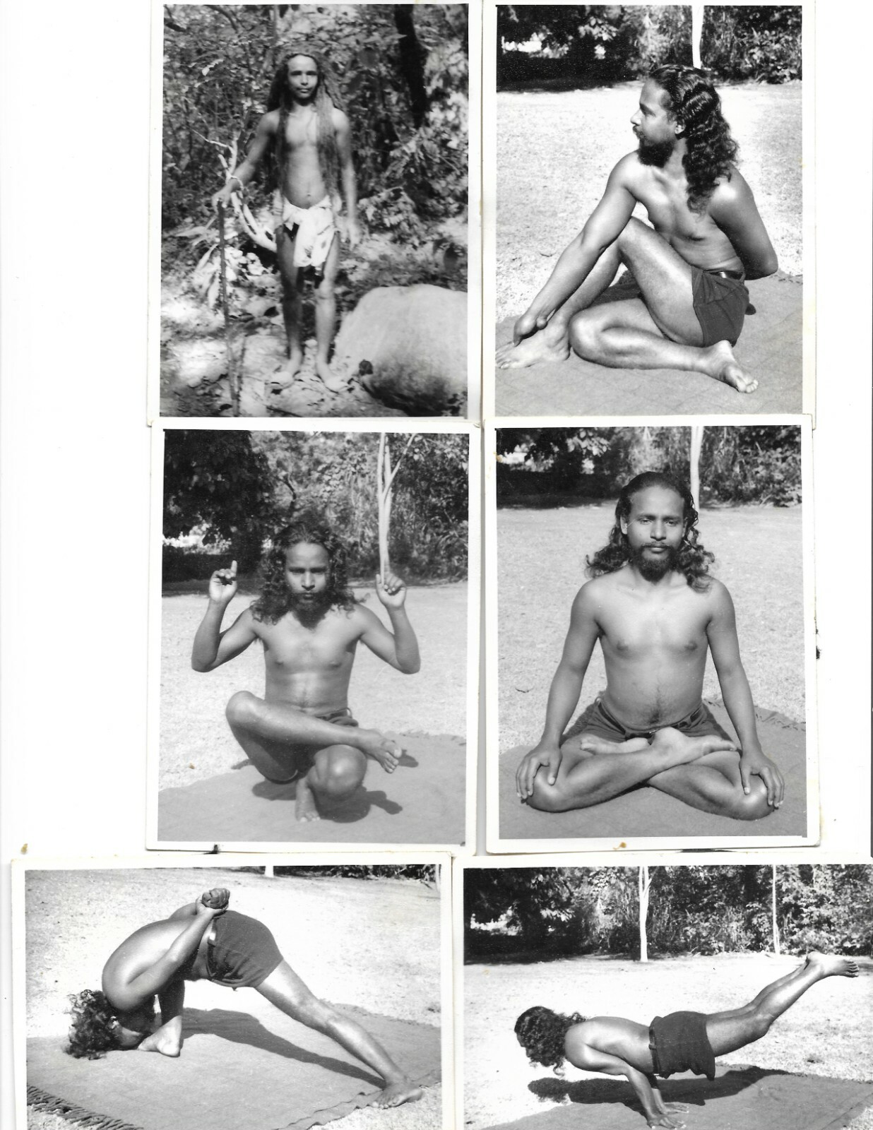 Transcendental Meditation movement by B. Devendra MONK 1960 yoga photos