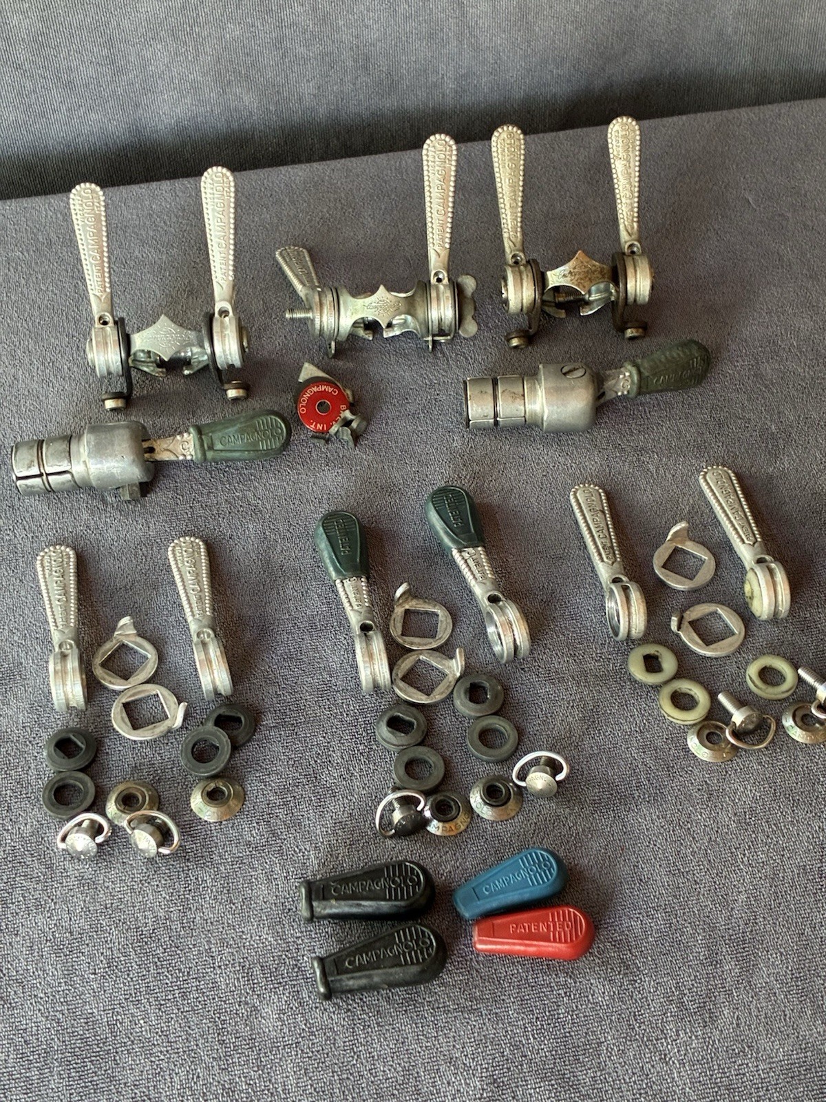 Campagnolo Vintage Shift Downtube Shifters Parts Lot Road Bike Parts