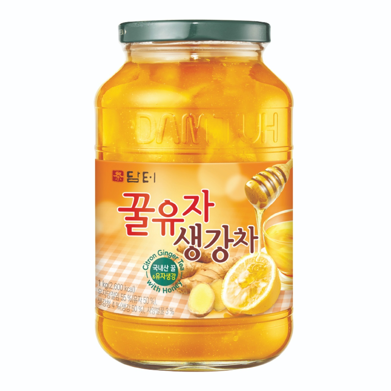 Damtuh Korean Honey Citron Ginger Tea 2.2lb / 1kg | Yuja, Yuzu Ginger Tea