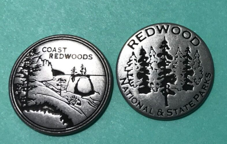 Redwood National Park Collectible Token Redwood National Park Collectible Token